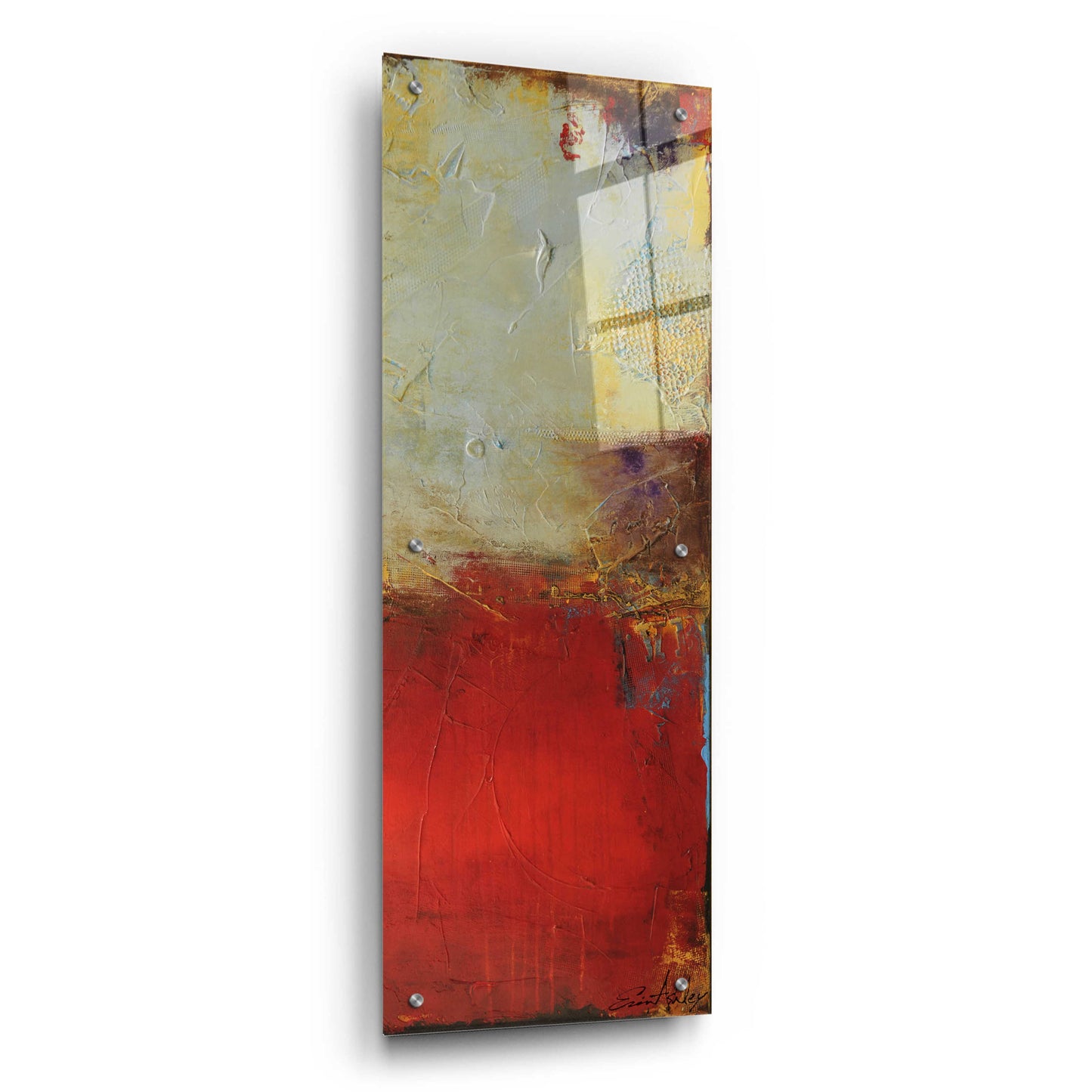 Epic Art 'Chicago St. Rush II' by Erin Ashley, Acrylic Glass Wall Art,16x48