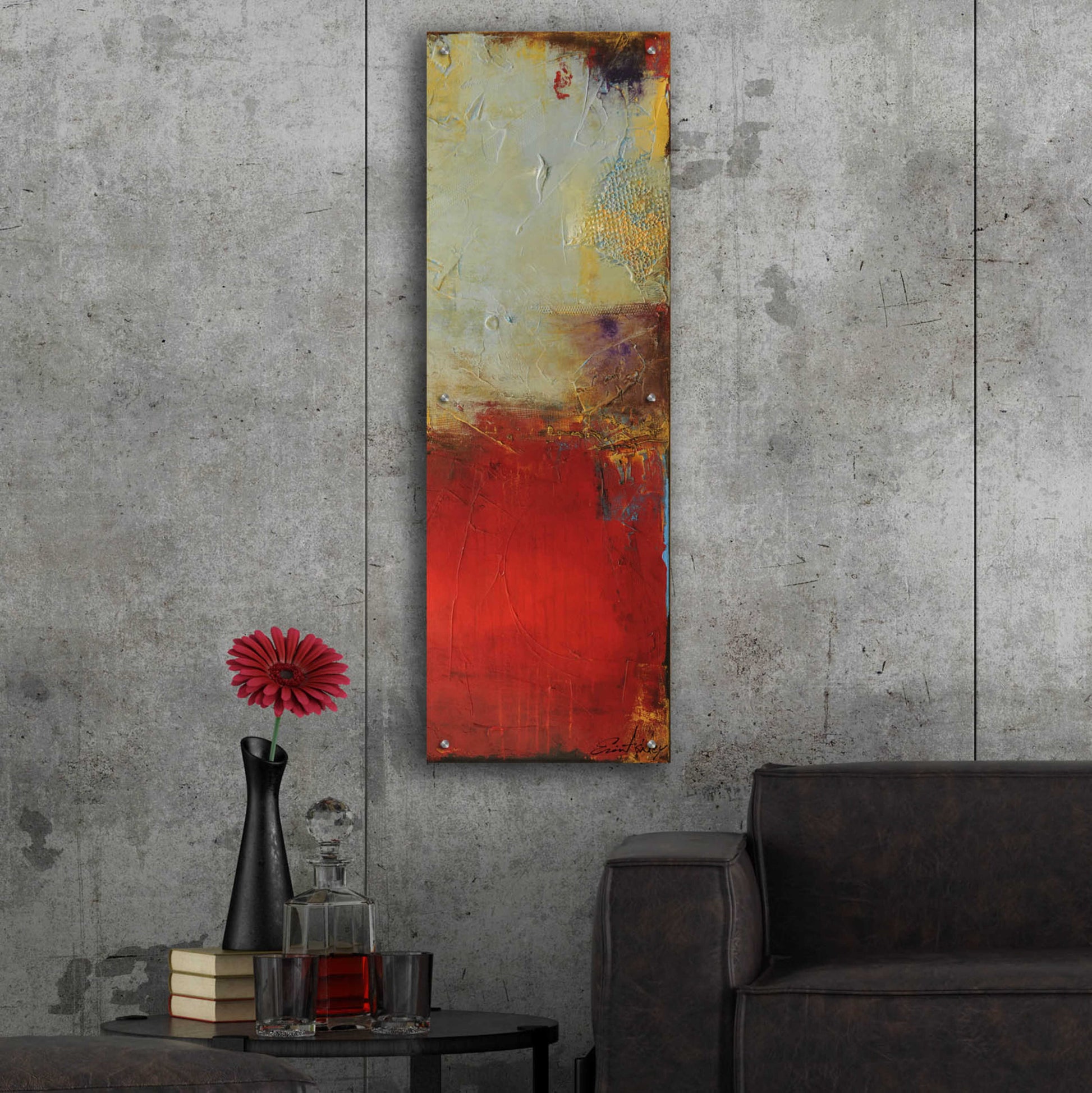 Epic Art 'Chicago St. Rush II' by Erin Ashley, Acrylic Glass Wall Art,16x48