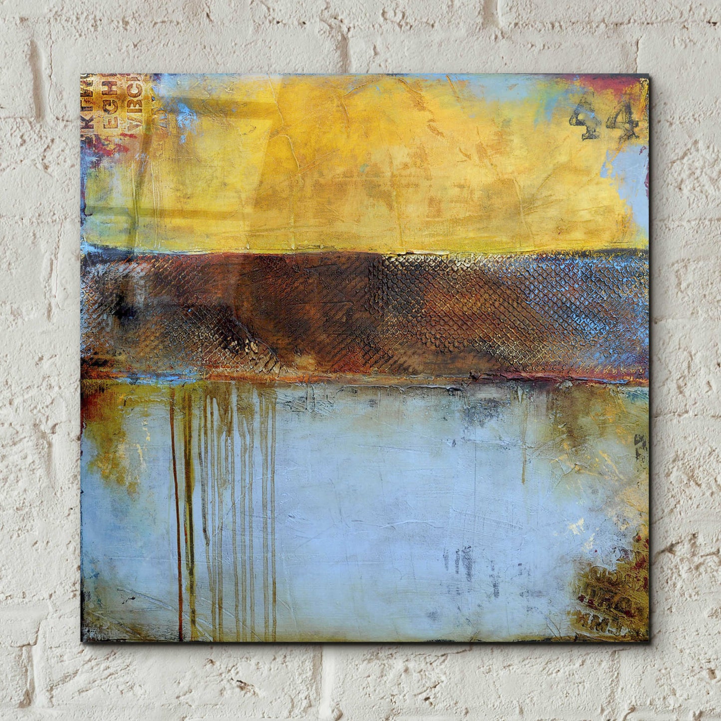 Epic Art 'Crossroad 44' by Erin Ashley, Acrylic Glass Wall Art,12x12