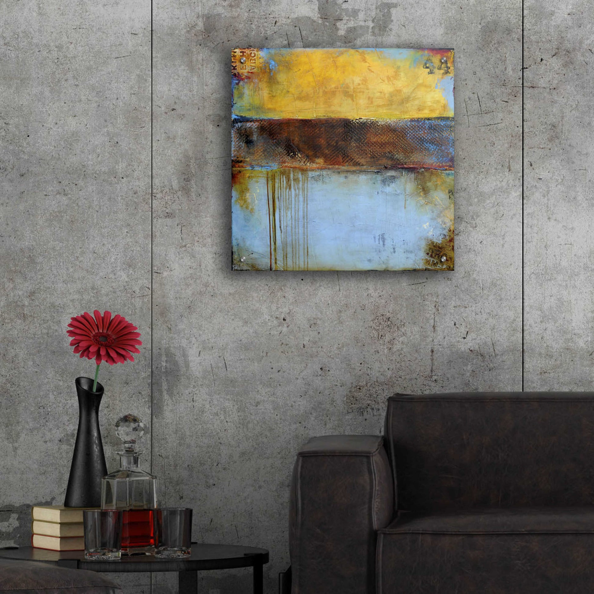 Epic Art 'Crossroad 44' by Erin Ashley, Acrylic Glass Wall Art,24x24