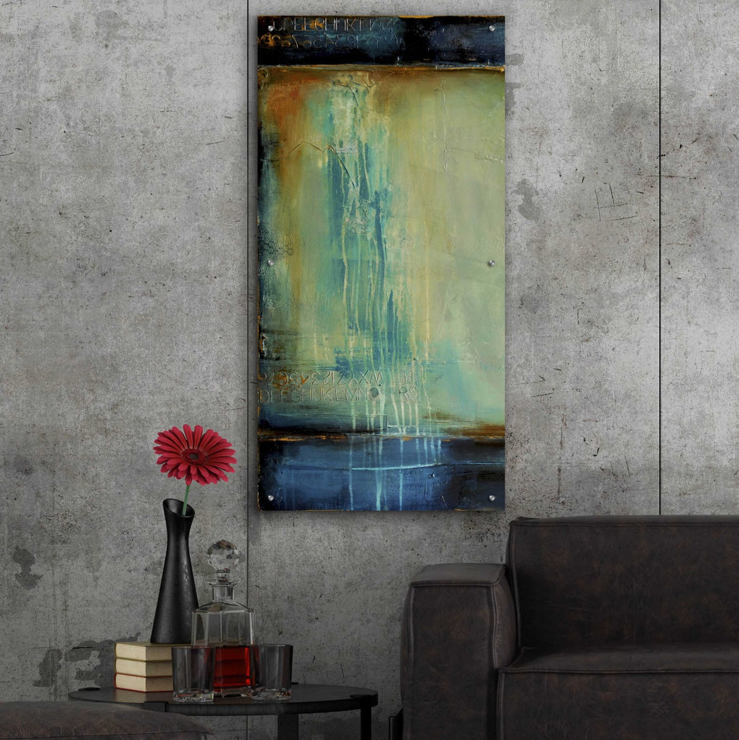 Epic Art 'Cry Me a River I' by Erin Ashley, Acrylic Glass Wall Art,24x48