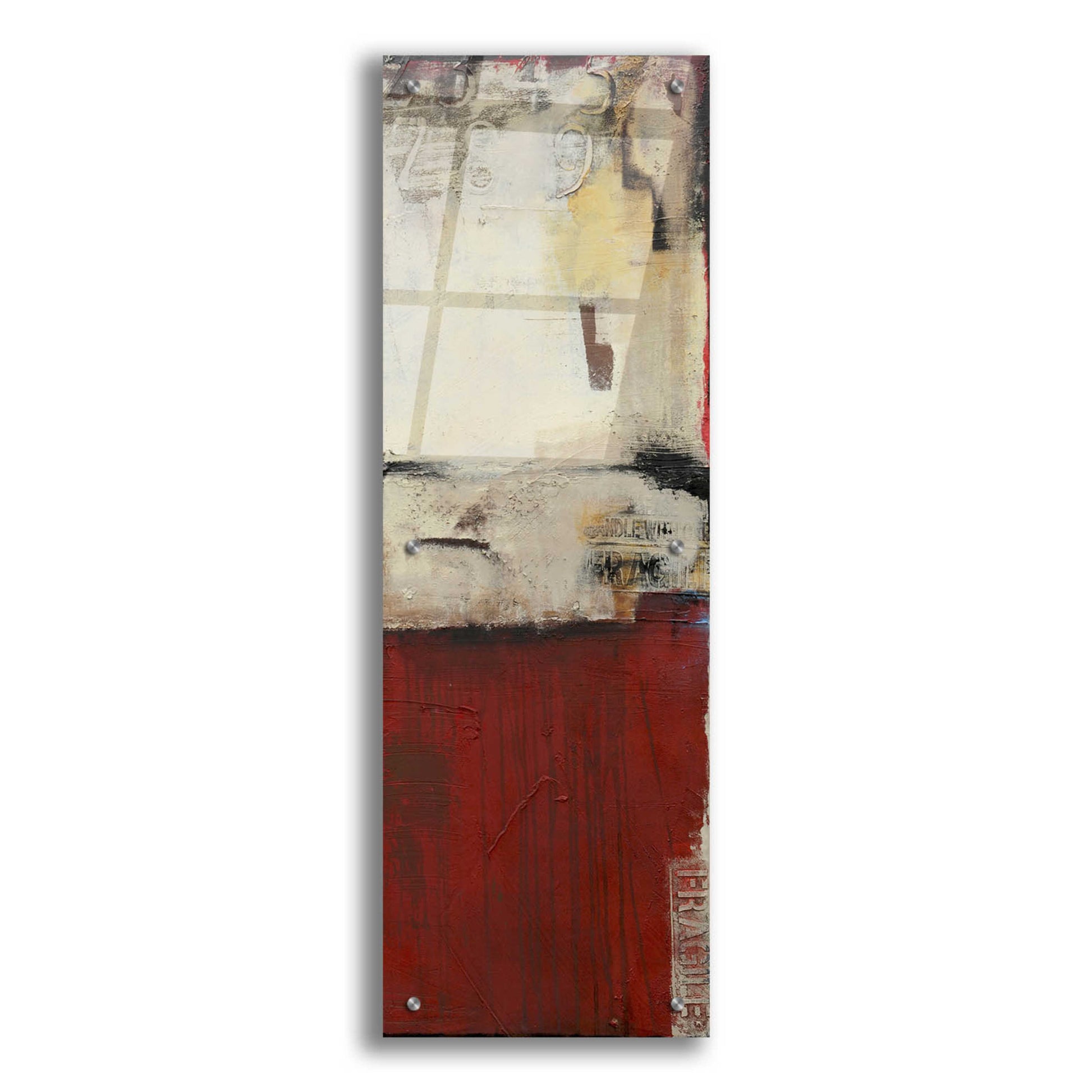 Epic Art 'Drop Box II' by Erin Ashley, Acrylic Glass Wall Art,12x36