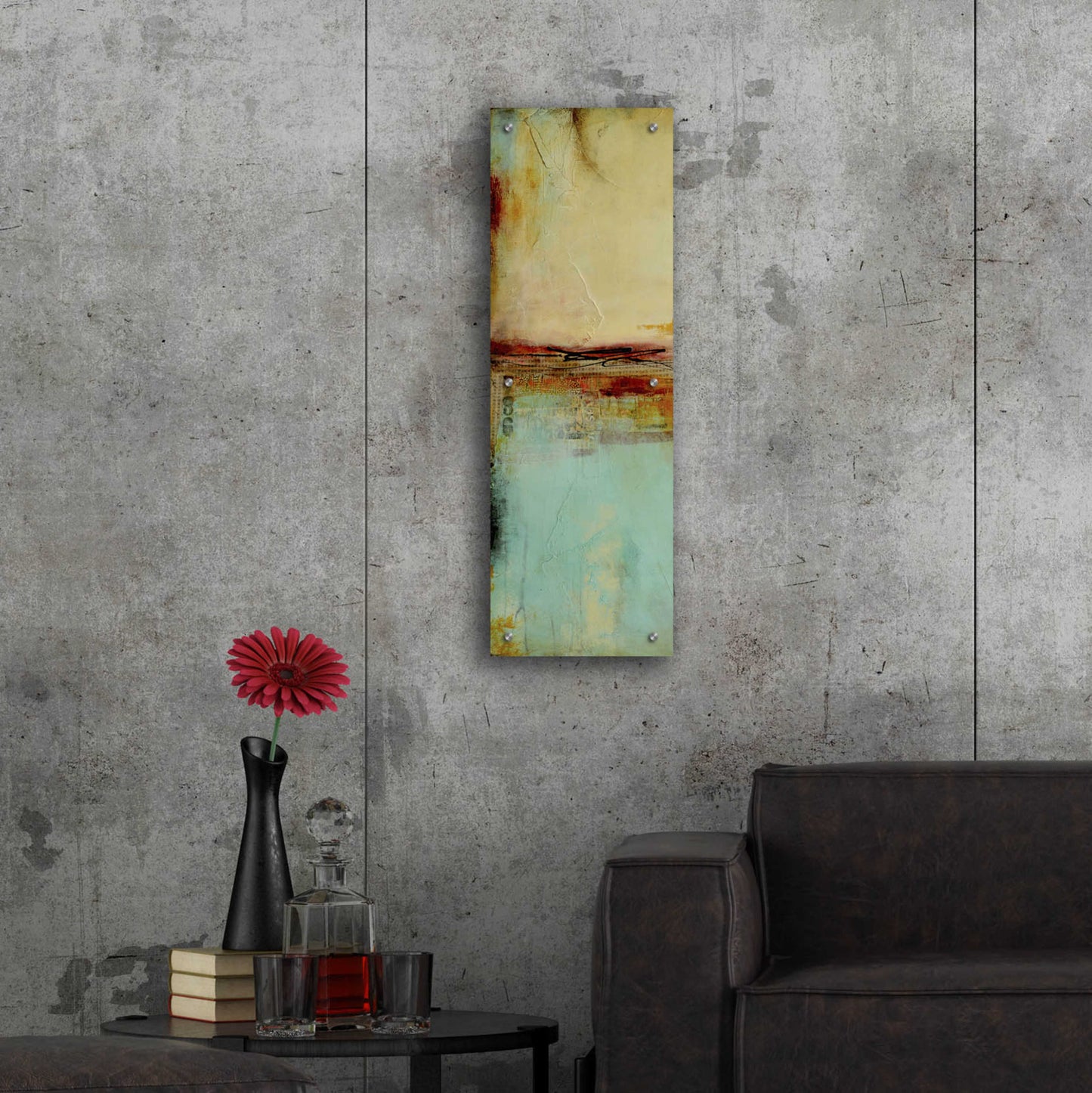 Epic Art 'Eastside Story I' by Erin Ashley, Acrylic Glass Wall Art,12x36