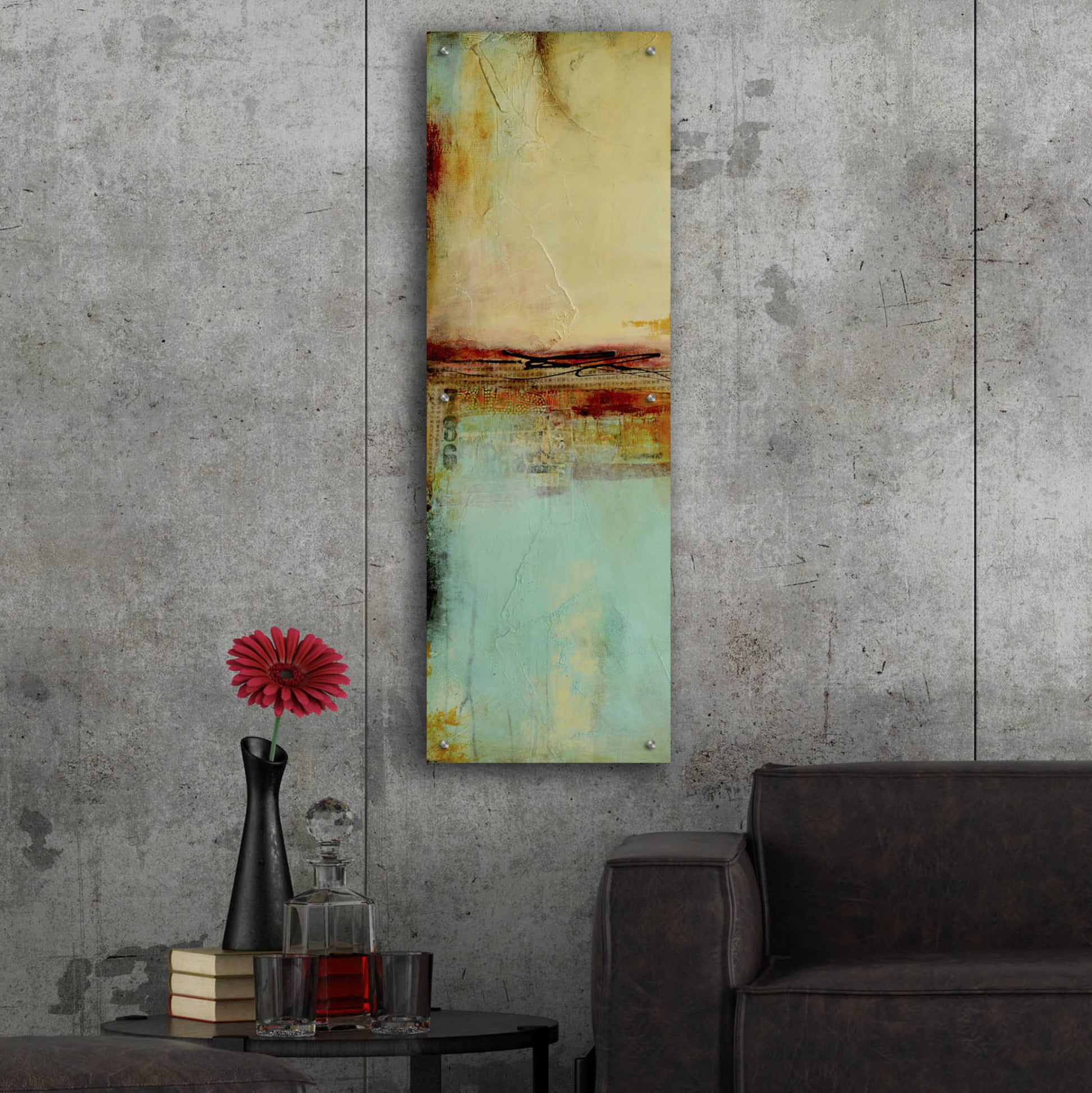 Epic Art 'Eastside Story I' by Erin Ashley, Acrylic Glass Wall Art,16x48