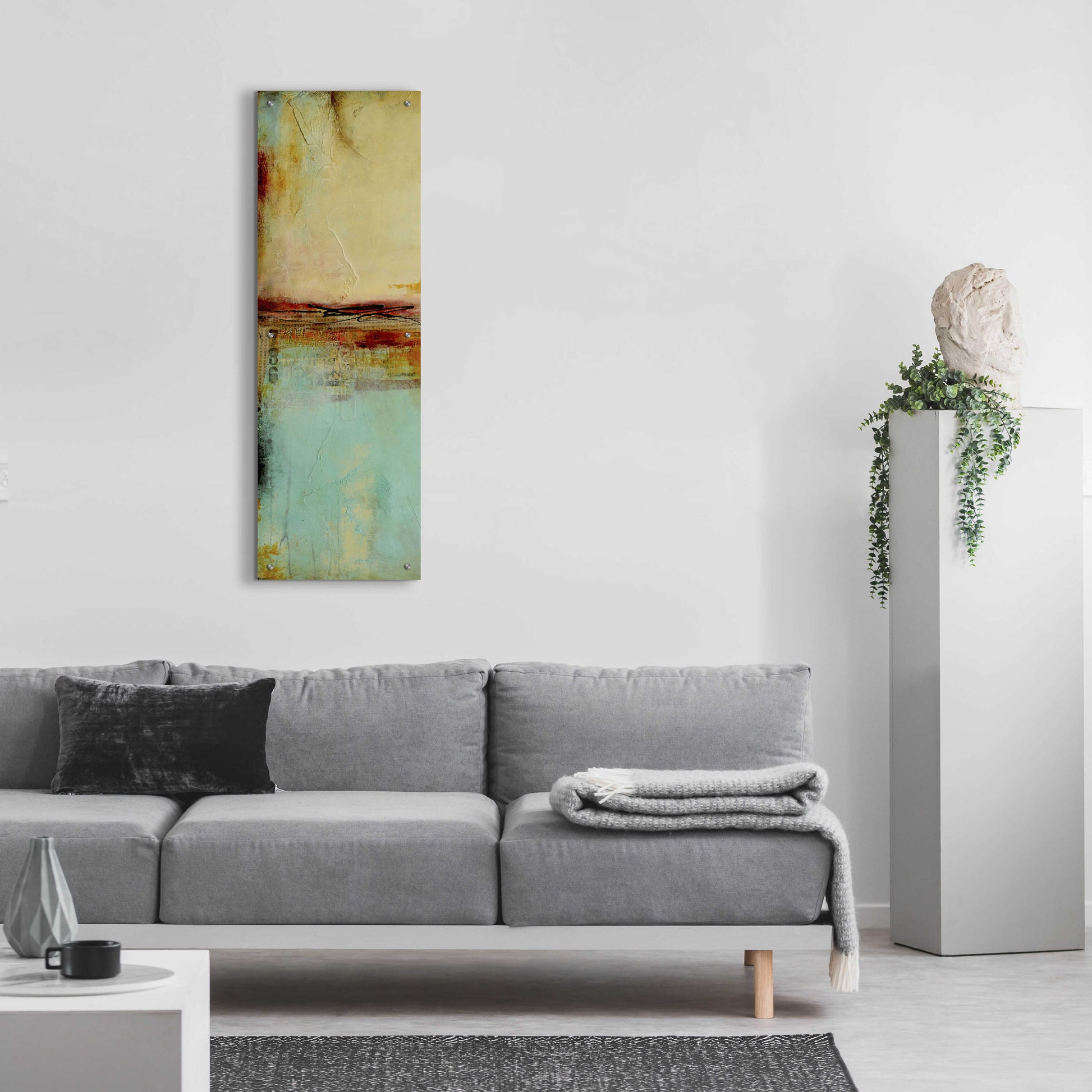 Epic Art 'Eastside Story I' by Erin Ashley, Acrylic Glass Wall Art,16x48