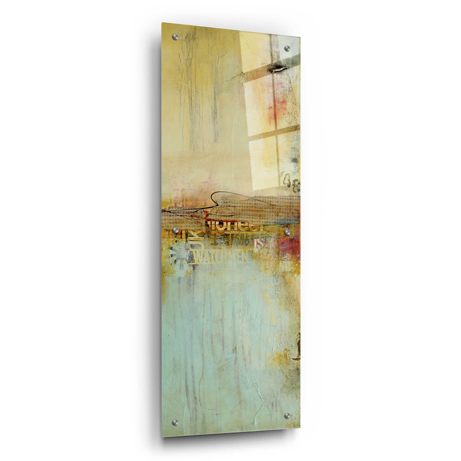 Epic Art 'Eastside Story II' by Erin Ashley, Acrylic Glass Wall Art,12x36