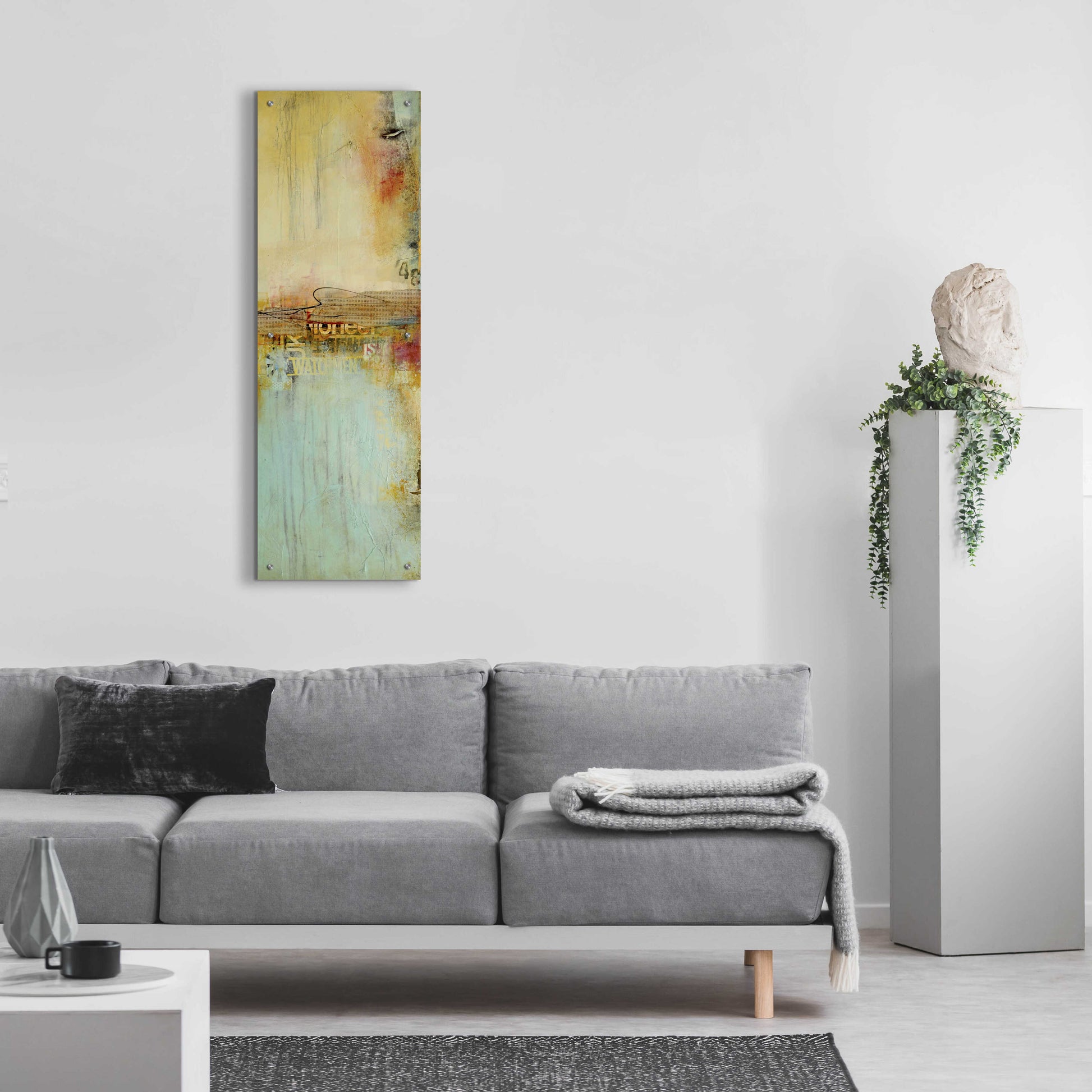 Epic Art 'Eastside Story II' by Erin Ashley, Acrylic Glass Wall Art,16x48