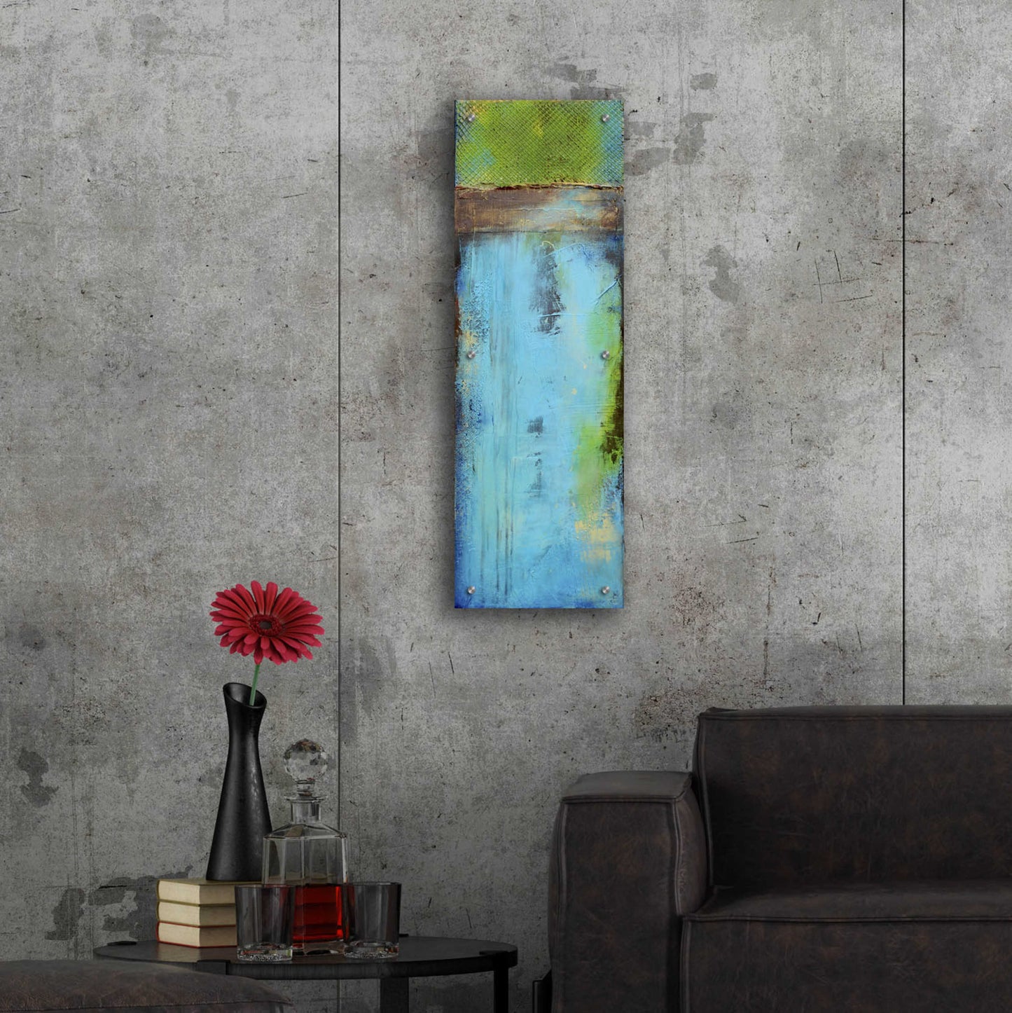 Epic Art 'Fisher Island I' by Erin Ashley, Acrylic Glass Wall Art,12x36