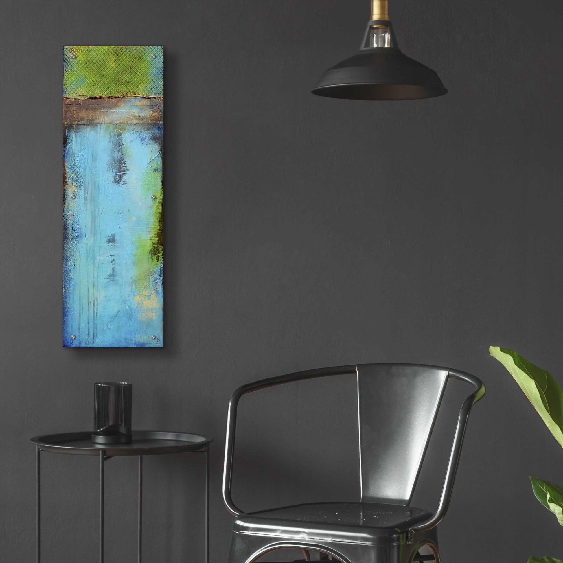 Epic Art 'Fisher Island I' by Erin Ashley, Acrylic Glass Wall Art,12x36