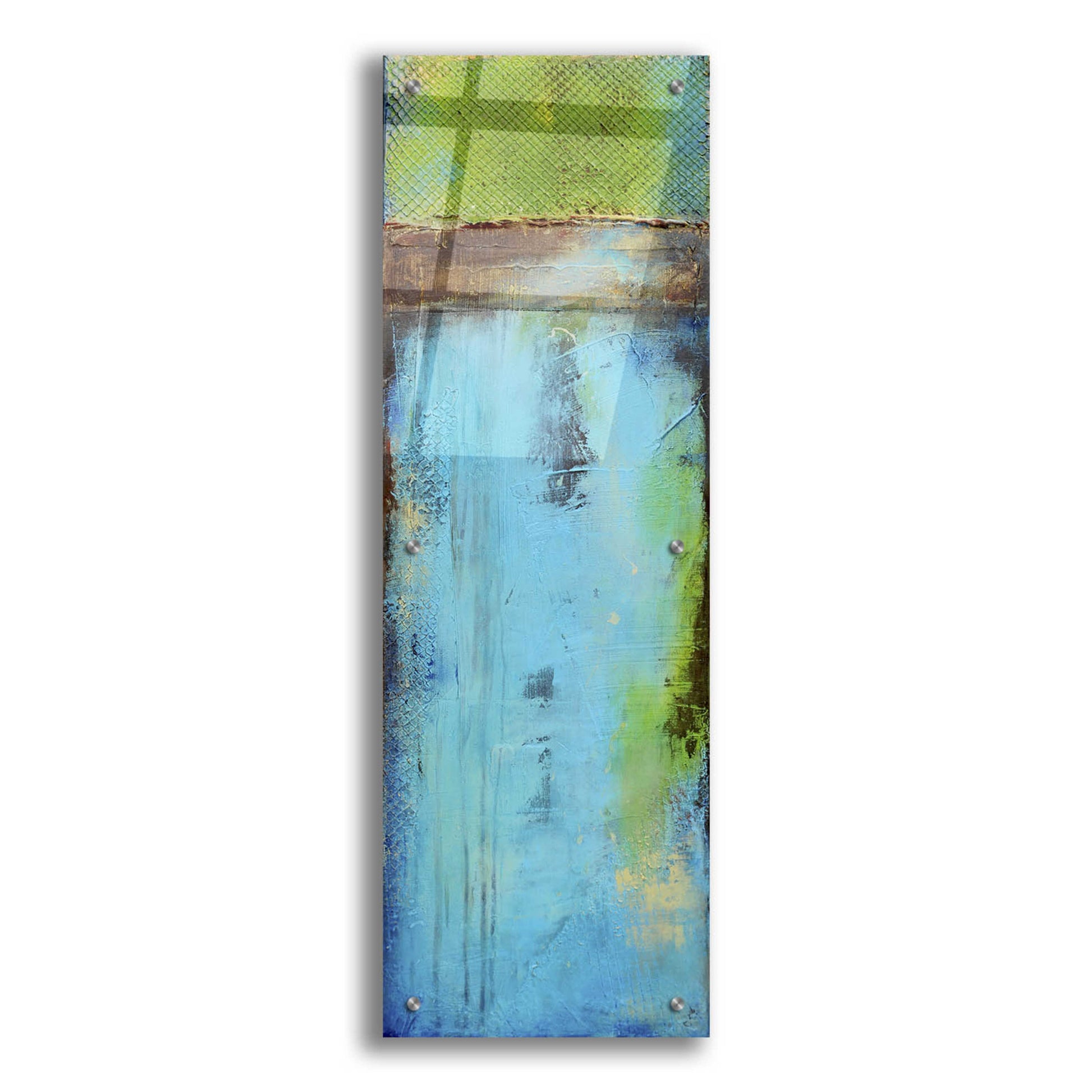 Epic Art 'Fisher Island I' by Erin Ashley, Acrylic Glass Wall Art,12x36