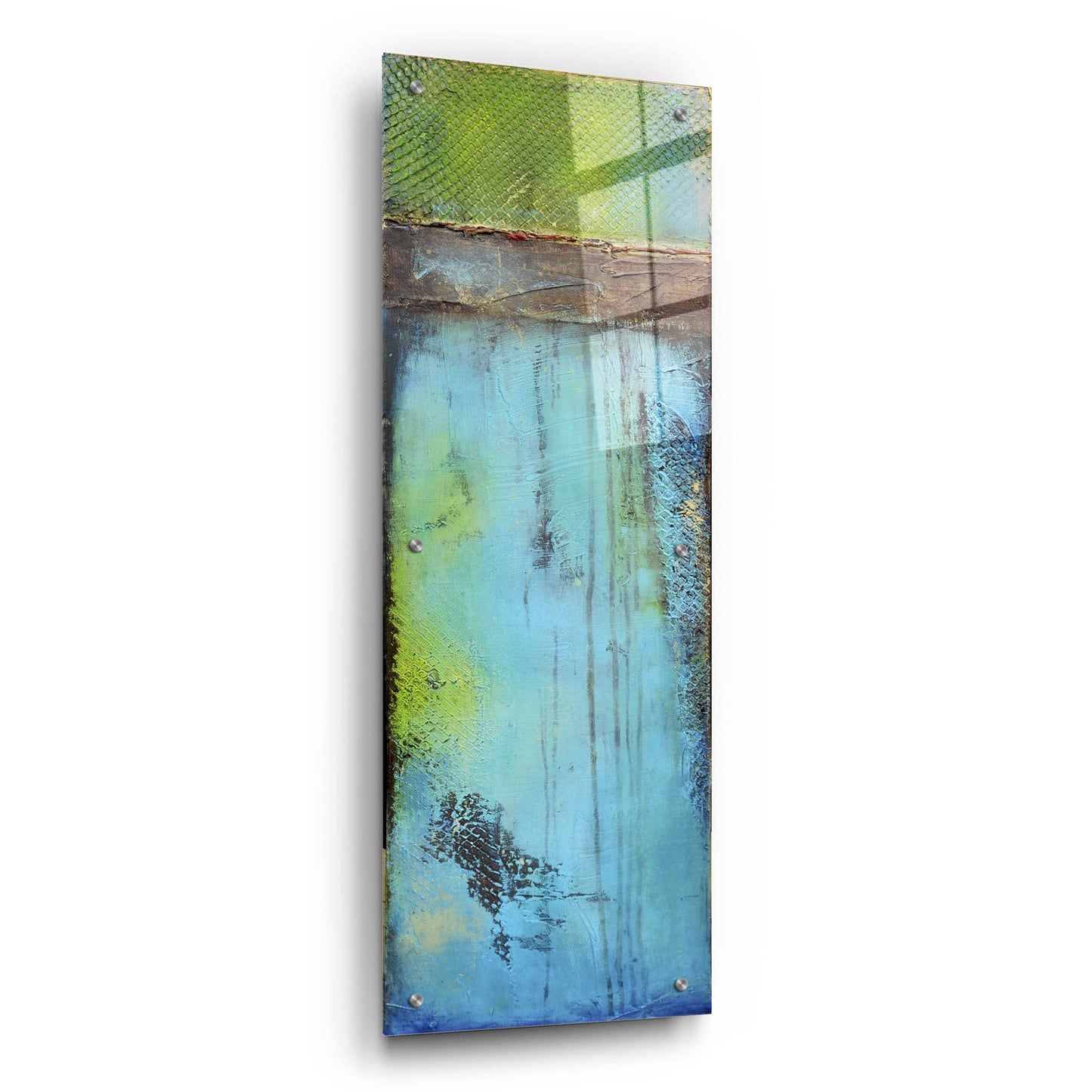 Epic Art 'Fisher Island II' by Erin Ashley, Acrylic Glass Wall Art,12x36