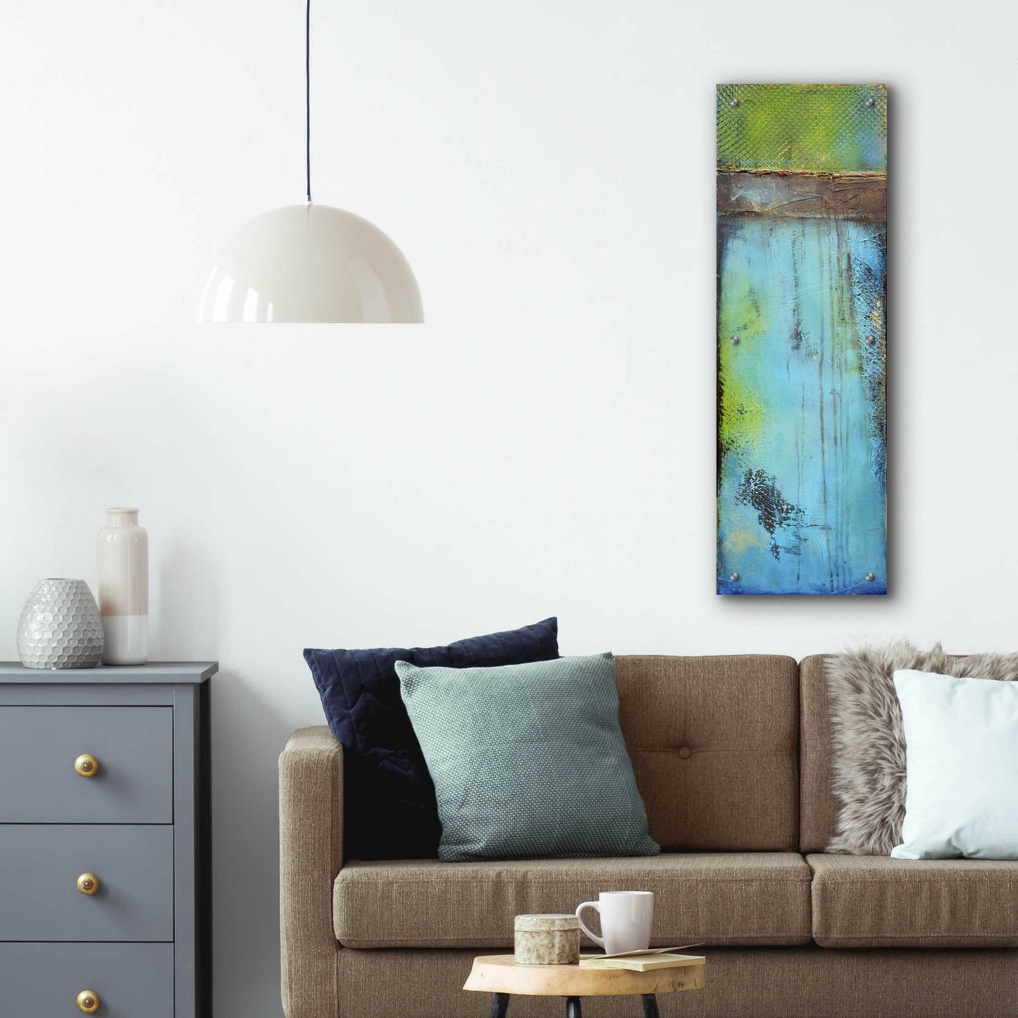 Epic Art 'Fisher Island II' by Erin Ashley, Acrylic Glass Wall Art,12x36