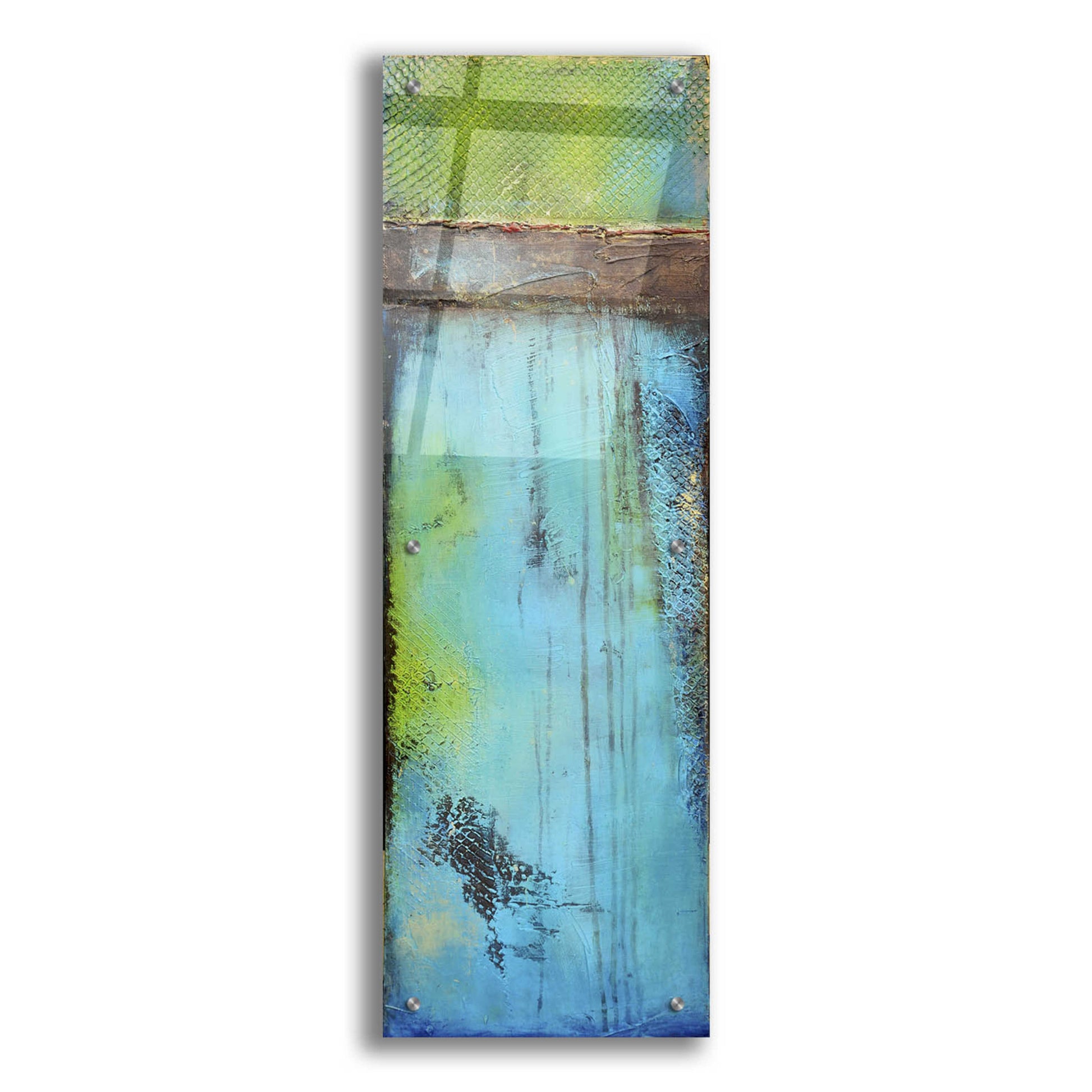 Epic Art 'Fisher Island II' by Erin Ashley, Acrylic Glass Wall Art,12x36