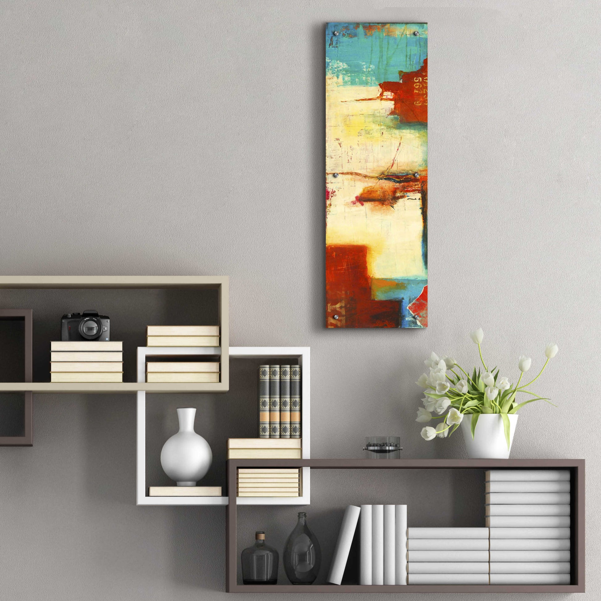 Epic Art 'Fragile I' by Erin Ashley, Acrylic Glass Wall Art,12x36