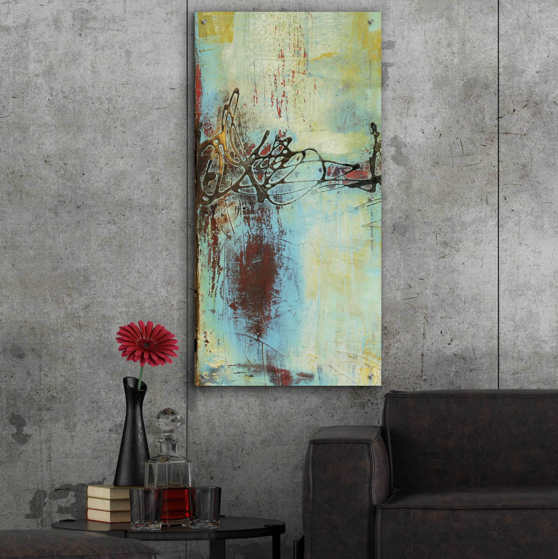 Epic Art 'Gin House Blues I' by Erin Ashley, Acrylic Glass Wall Art,24x48