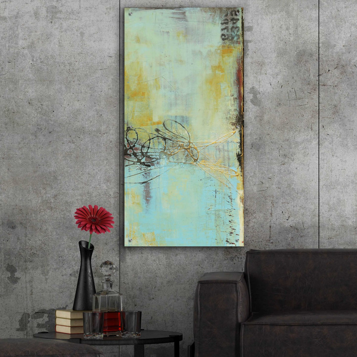 Epic Art 'Gin House Blues II' by Erin Ashley, Acrylic Glass Wall Art,24x48