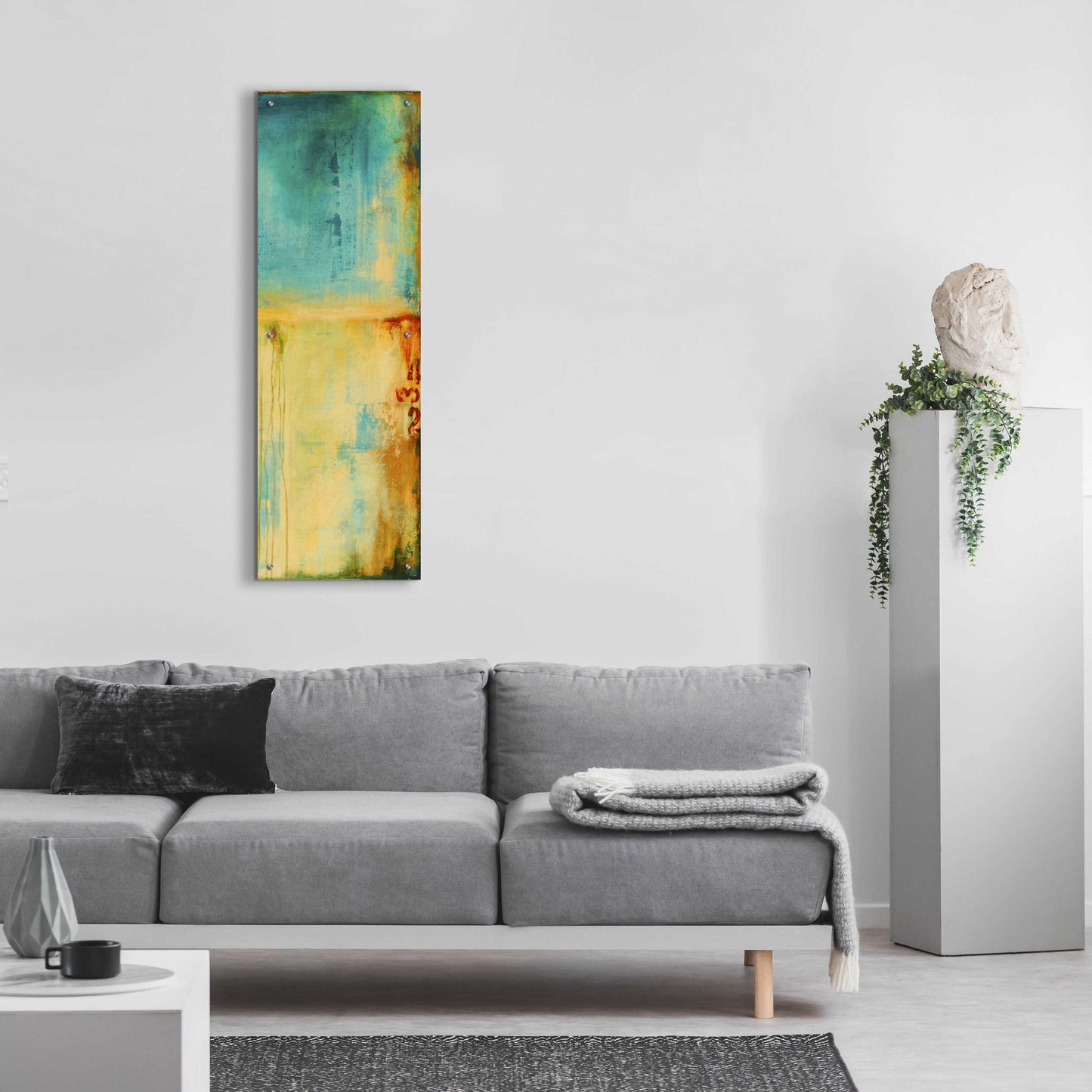 Epic Art 'Lazy Sunday I' by Erin Ashley, Acrylic Glass Wall Art,16x48