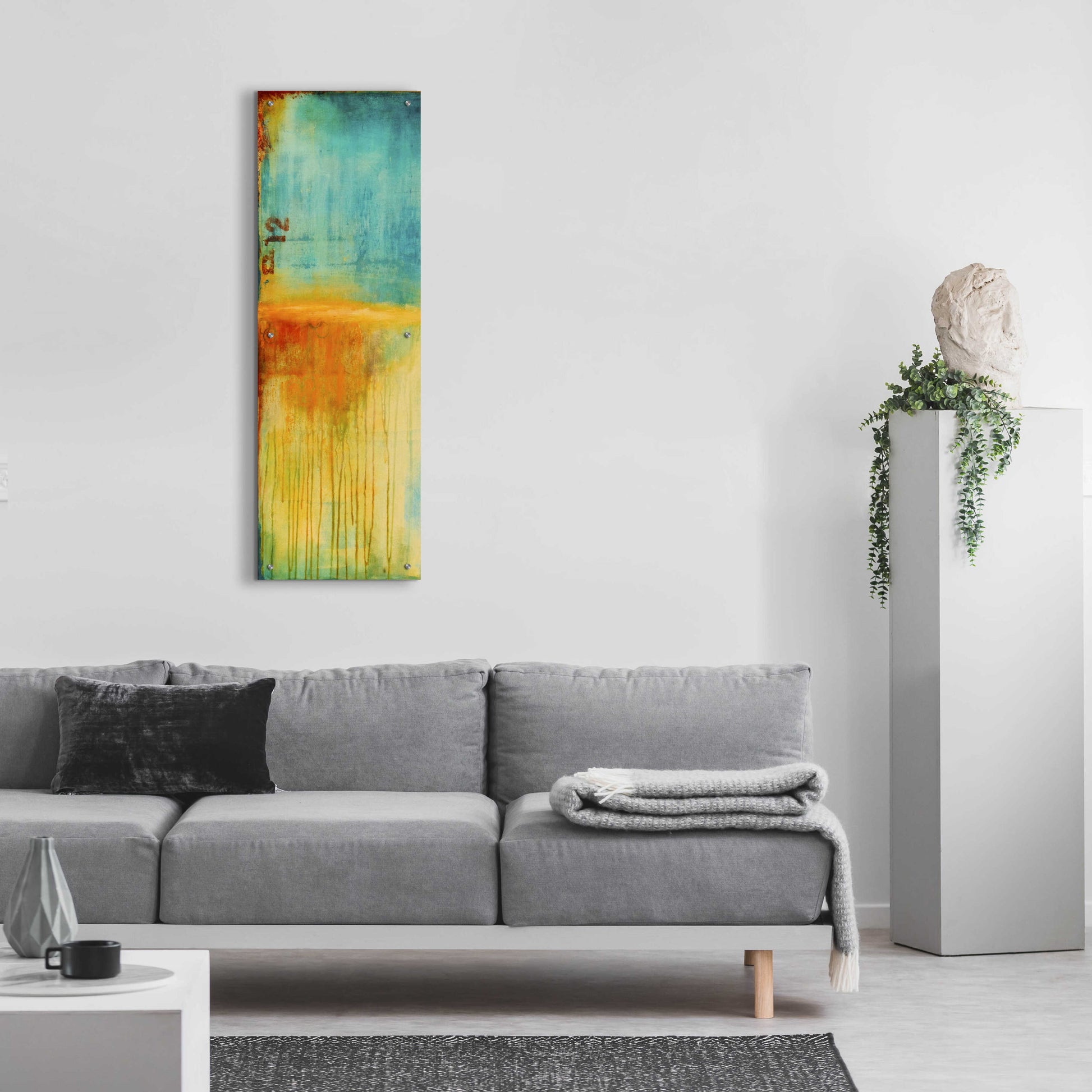 Epic Art 'Lazy Sunday II' by Erin Ashley, Acrylic Glass Wall Art,16x48