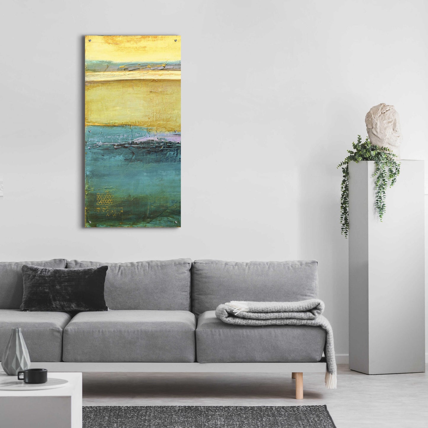 Epic Art 'UA Mystic Jewel II' by Erin Ashley, Acrylic Glass Wall Art,24x48