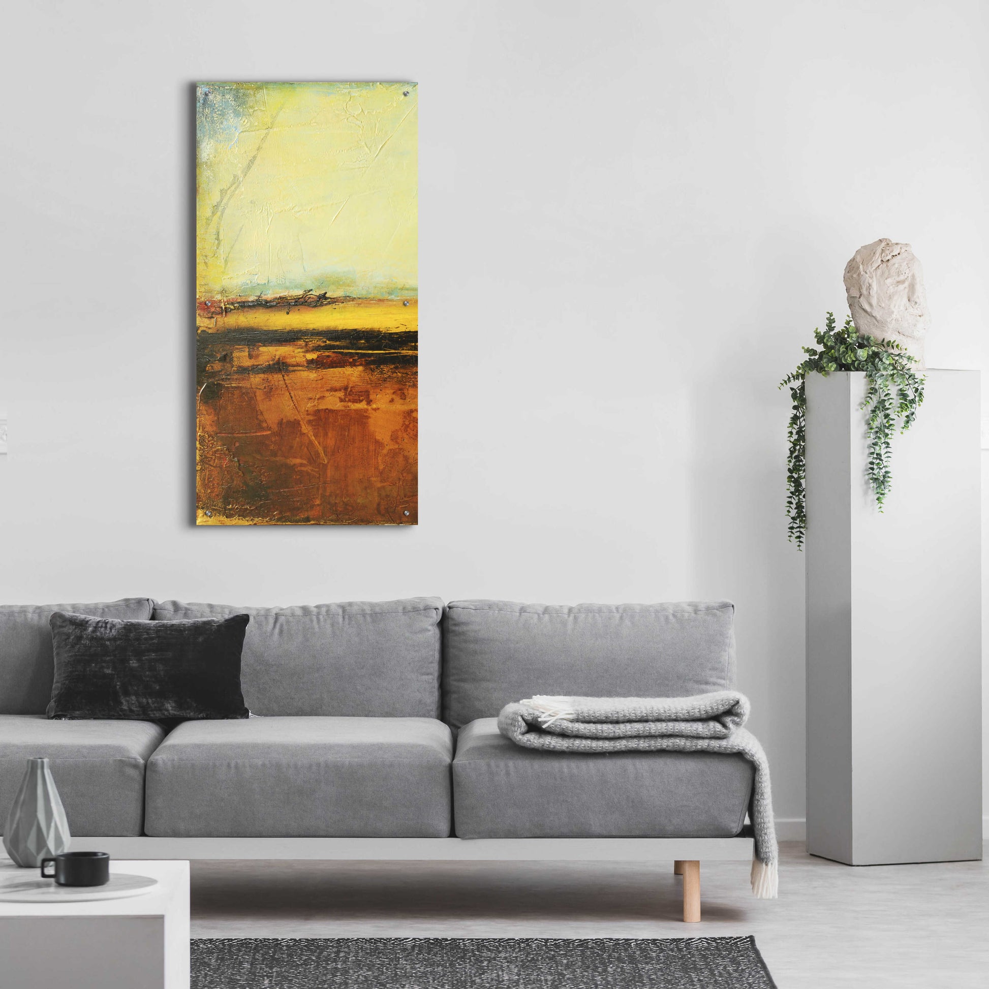 Epic Art 'Noon I' by Erin Ashley, Acrylic Glass Wall Art,24x48