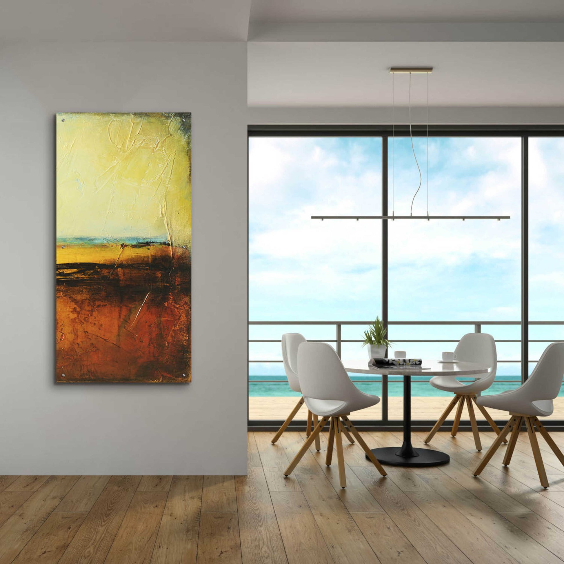 Epic Art 'Noon II' by Erin Ashley, Acrylic Glass Wall Art,24x48