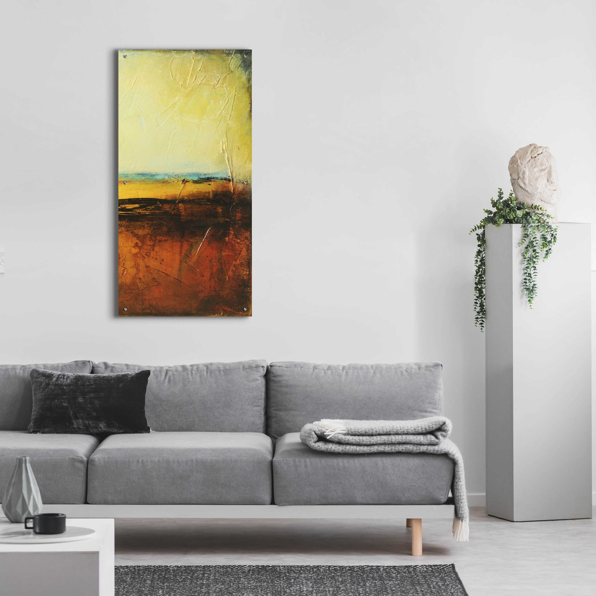 Epic Art 'Noon II' by Erin Ashley, Acrylic Glass Wall Art,24x48