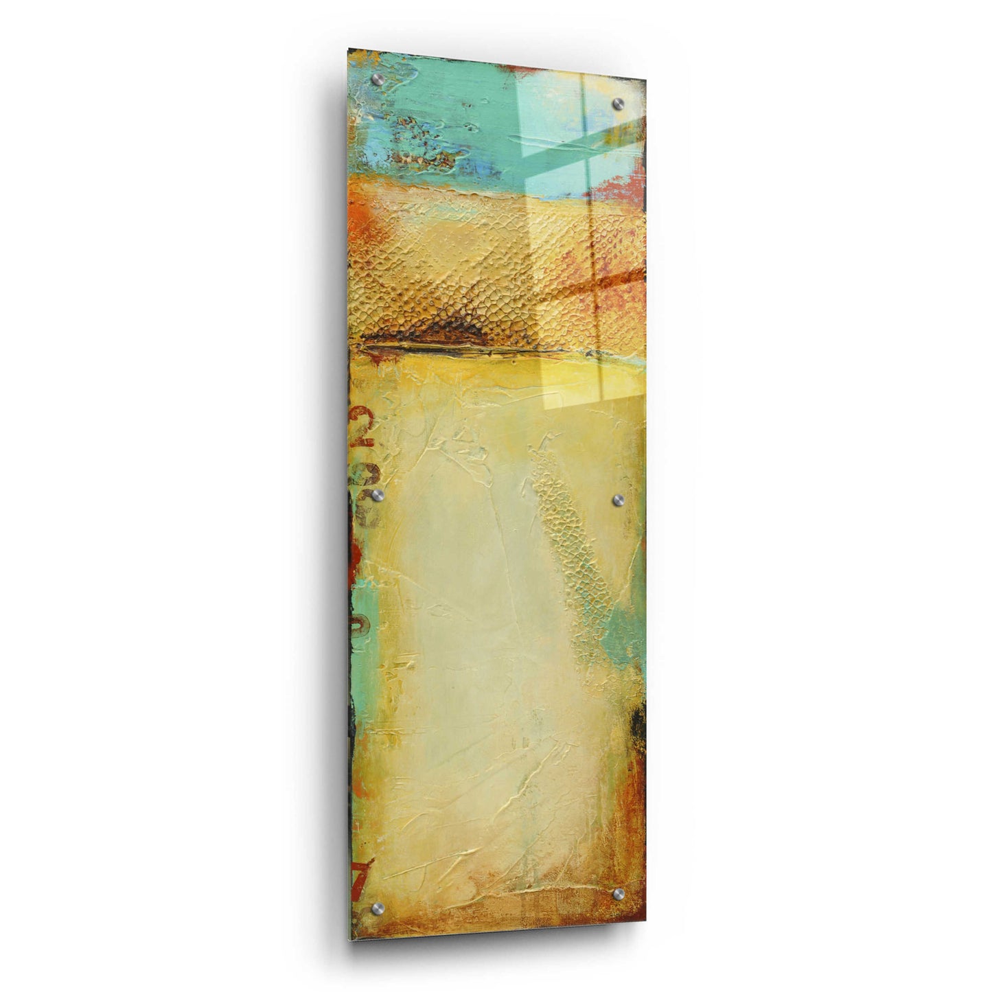 Epic Art 'Old Island Harbor I' by Erin Ashley, Acrylic Glass Wall Art,12x36