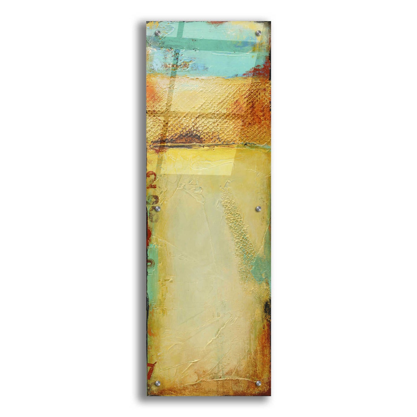 Epic Art 'Old Island Harbor I' by Erin Ashley, Acrylic Glass Wall Art,12x36