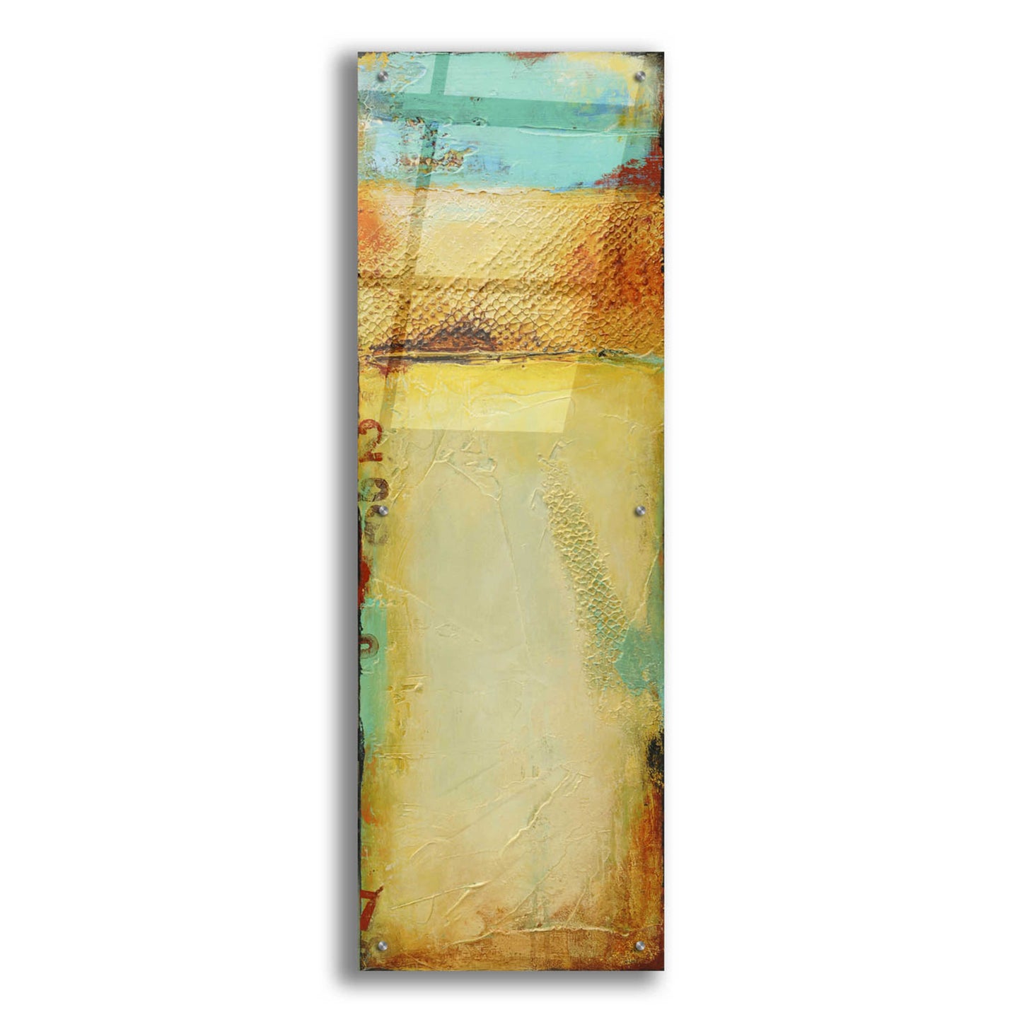 Epic Art 'Old Island Harbor I' by Erin Ashley, Acrylic Glass Wall Art,16x48