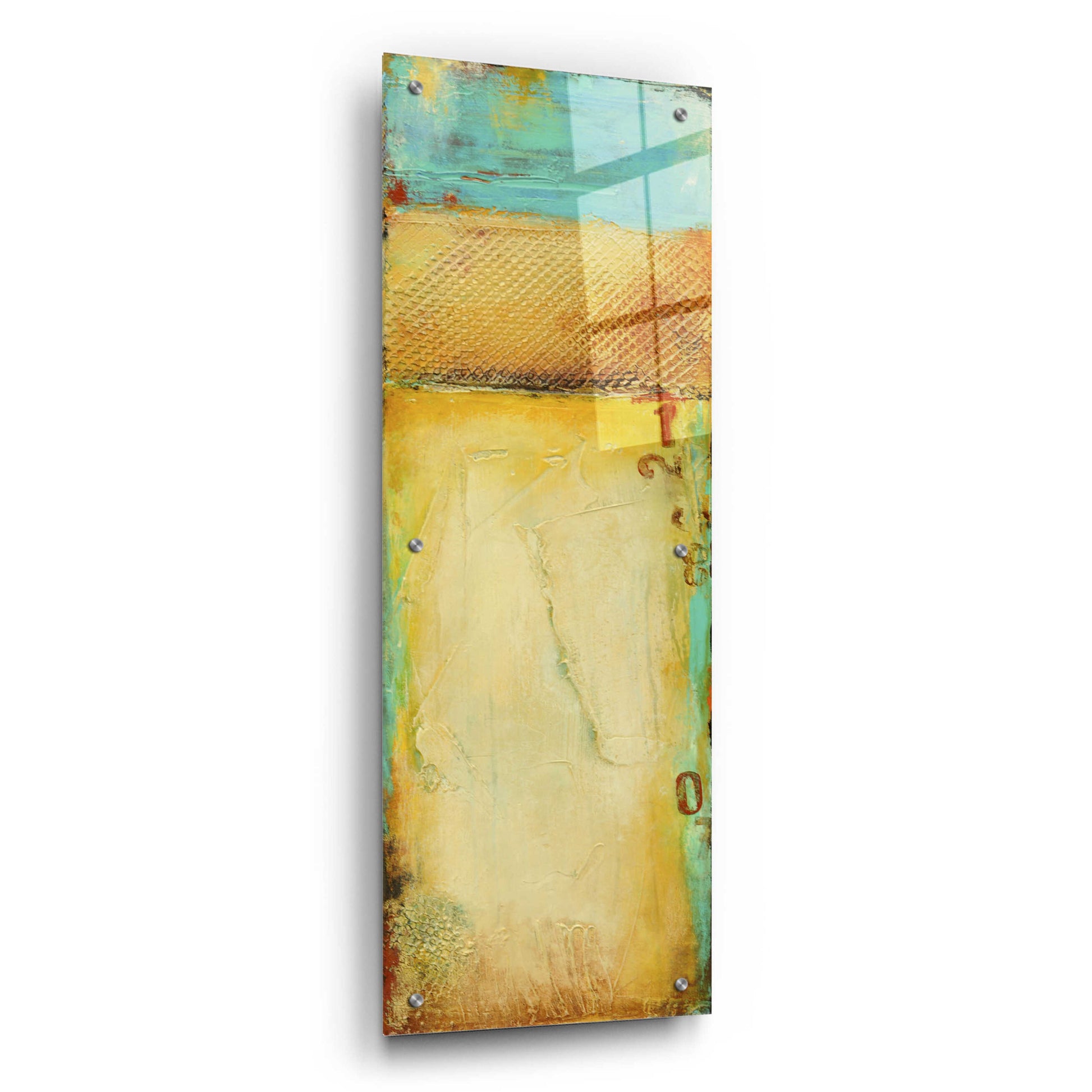 Epic Art 'Old Island Harbor II' by Erin Ashley, Acrylic Glass Wall Art,12x36