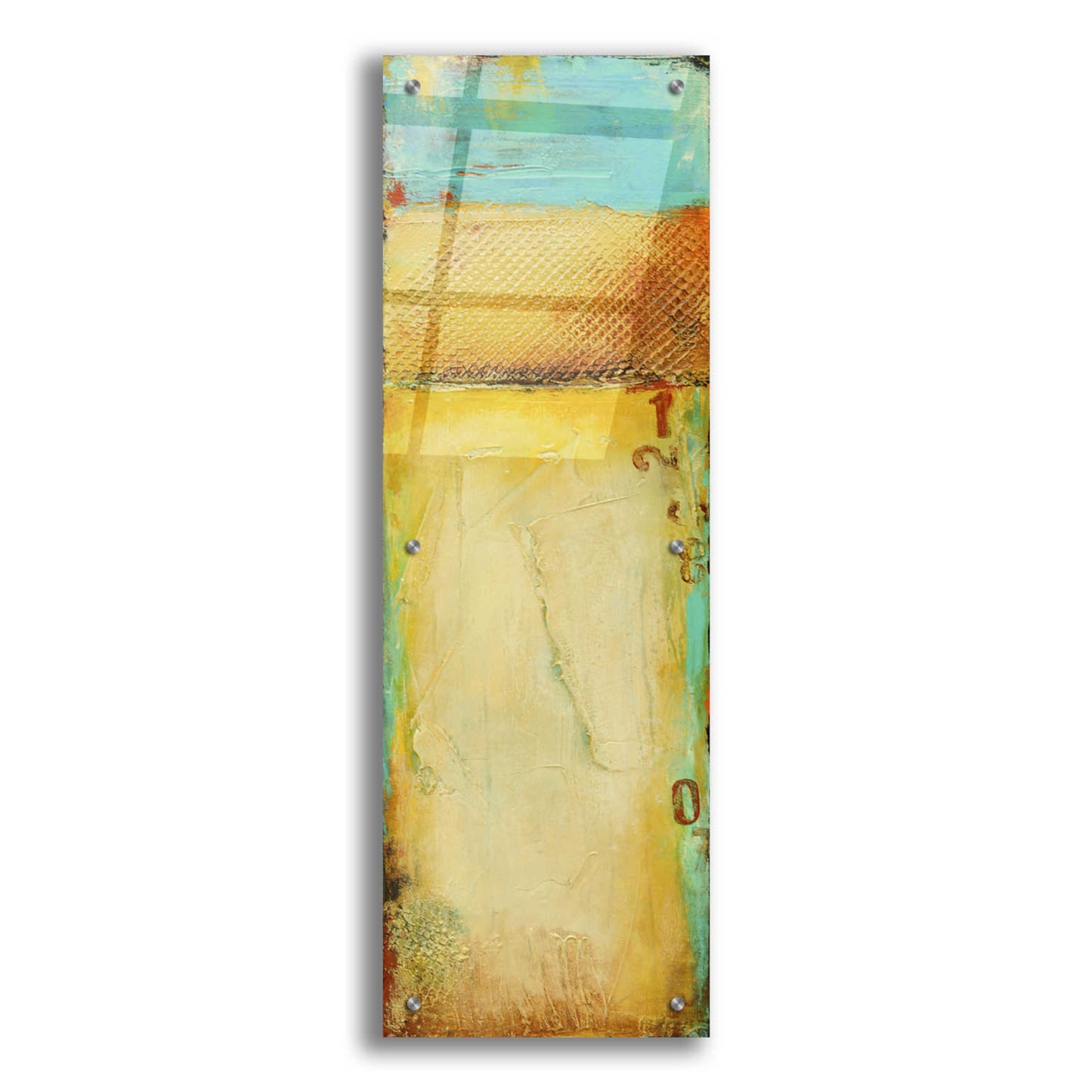 Epic Art 'Old Island Harbor II' by Erin Ashley, Acrylic Glass Wall Art,12x36