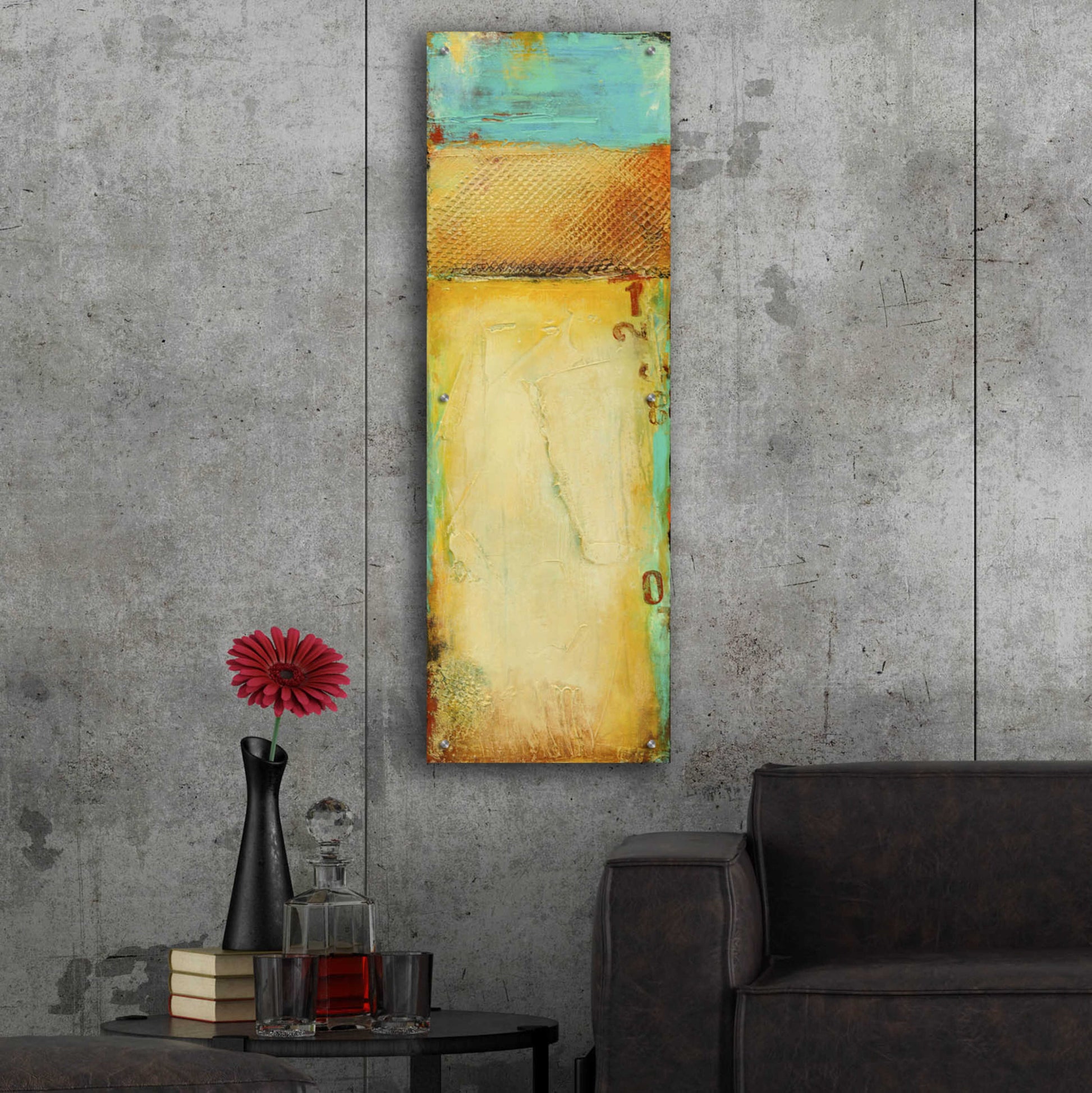 Epic Art 'Old Island Harbor II' by Erin Ashley, Acrylic Glass Wall Art,16x48