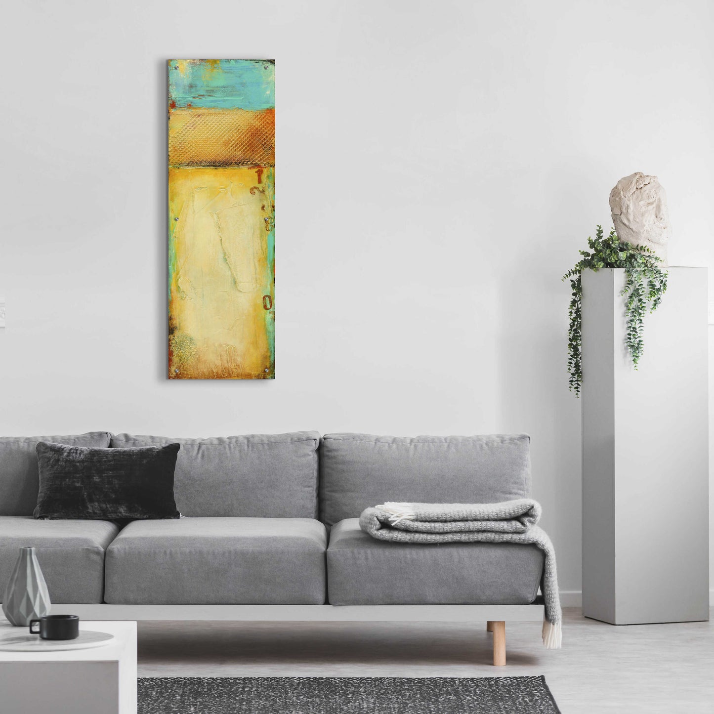 Epic Art 'Old Island Harbor II' by Erin Ashley, Acrylic Glass Wall Art,16x48