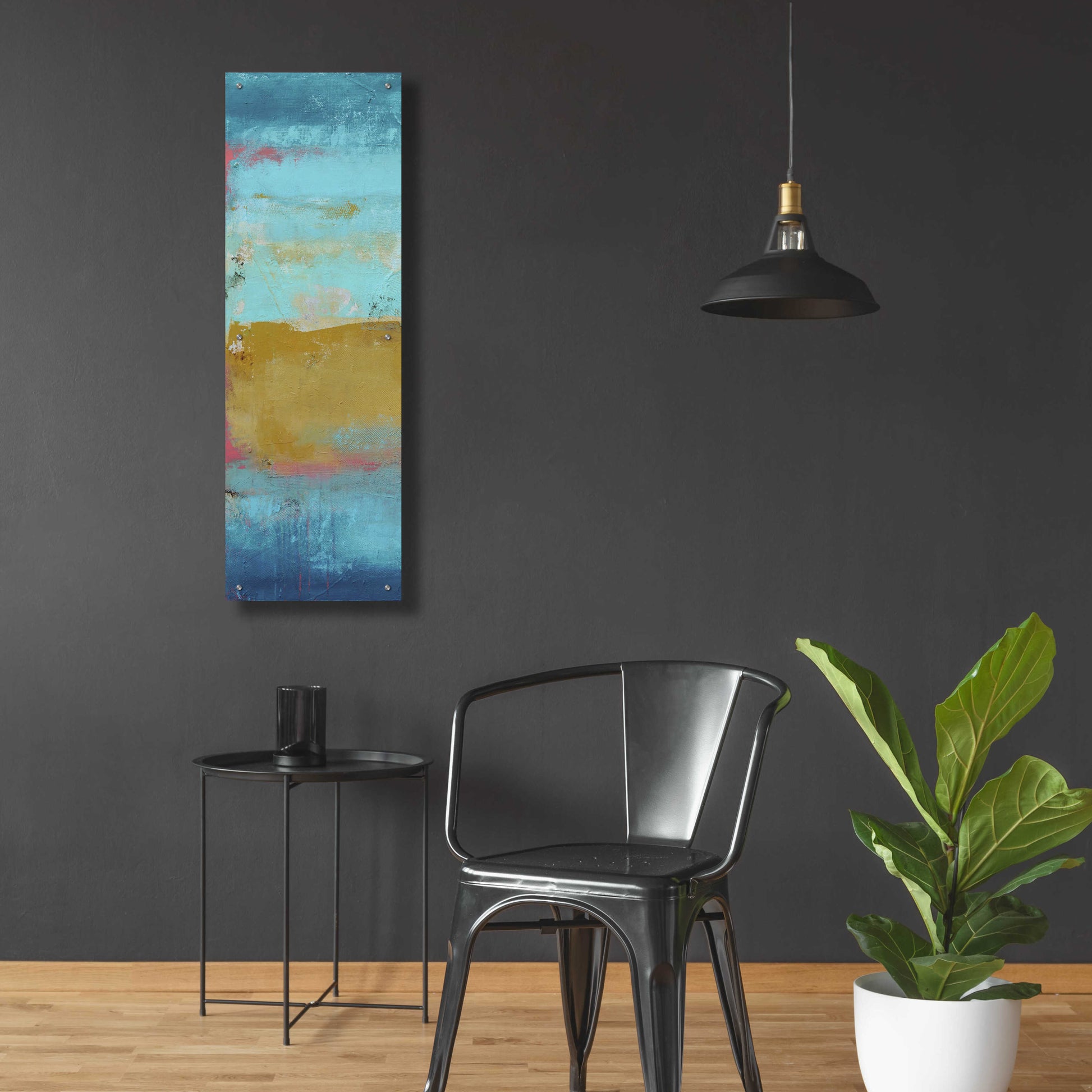 Epic Art 'Riviera Bay I' by Erin Ashley, Acrylic Glass Wall Art,16x48