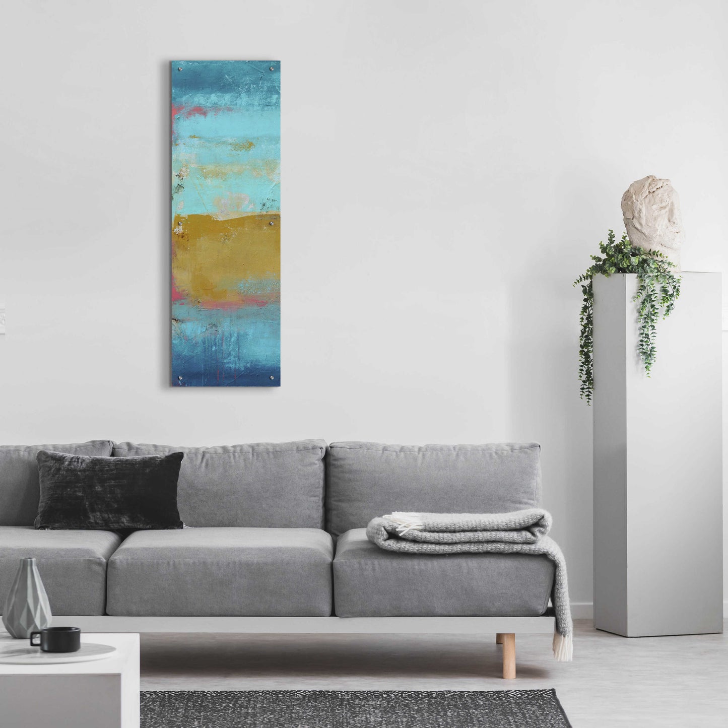 Epic Art 'Riviera Bay I' by Erin Ashley, Acrylic Glass Wall Art,16x48