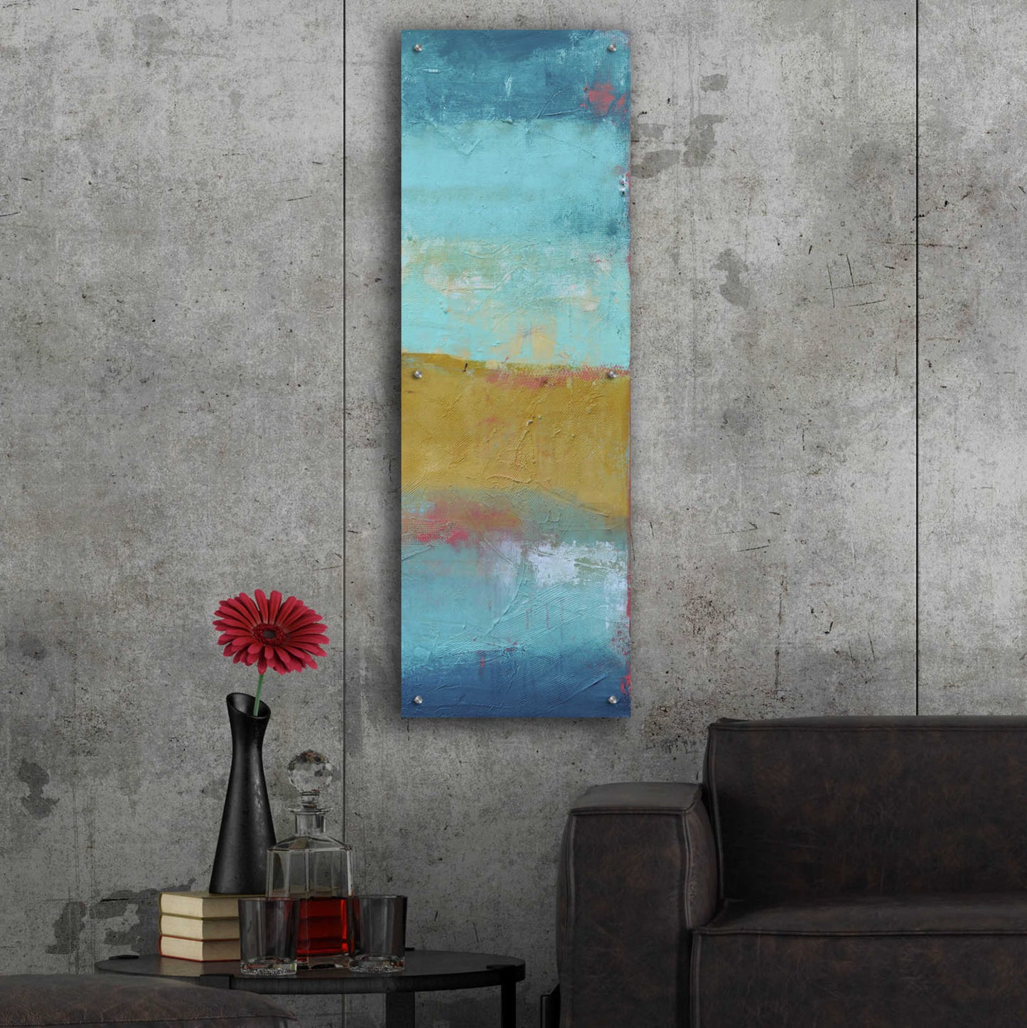 Epic Art 'Riviera Bay II' by Erin Ashley, Acrylic Glass Wall Art,16x48