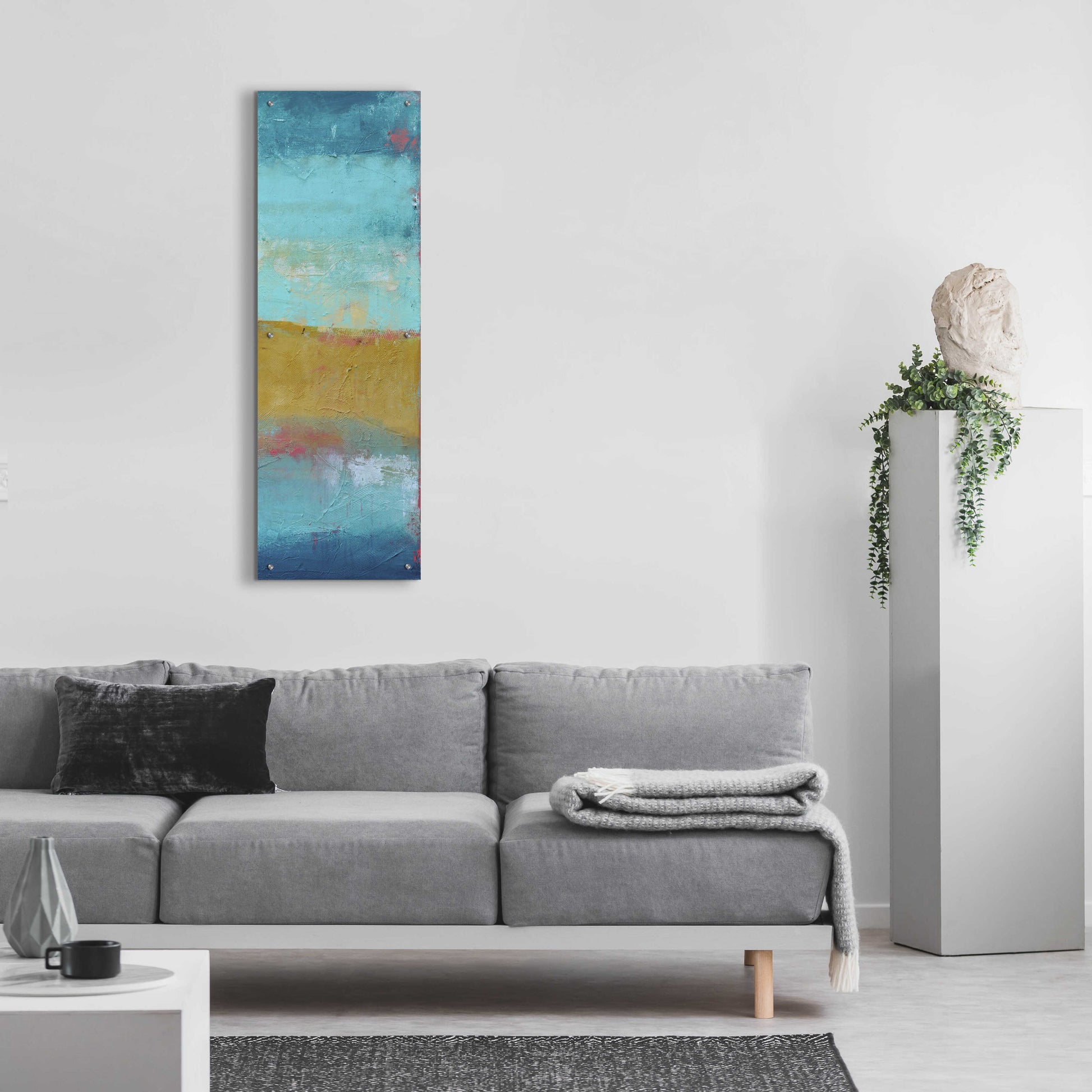 Epic Art 'Riviera Bay II' by Erin Ashley, Acrylic Glass Wall Art,16x48