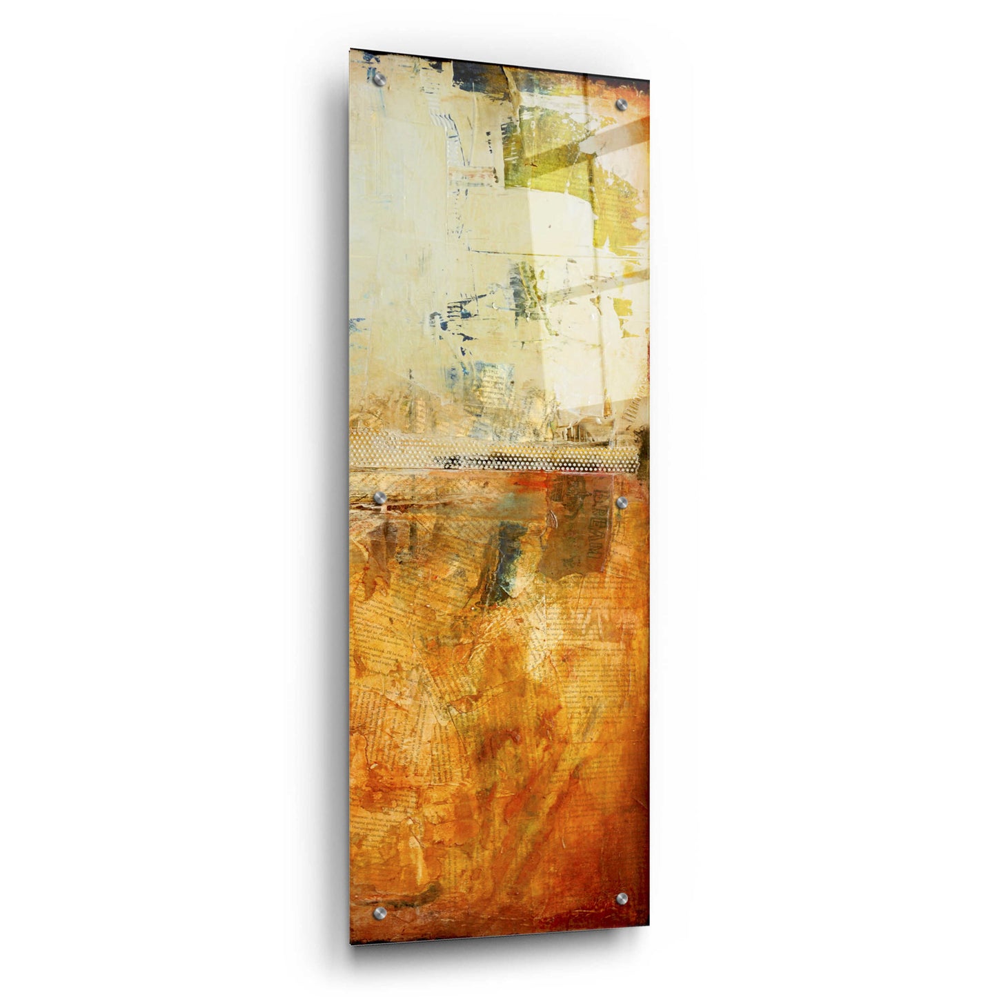 Epic Art 'Story in Your Eyes II' by Erin Ashley, Acrylic Glass Wall Art,12x36