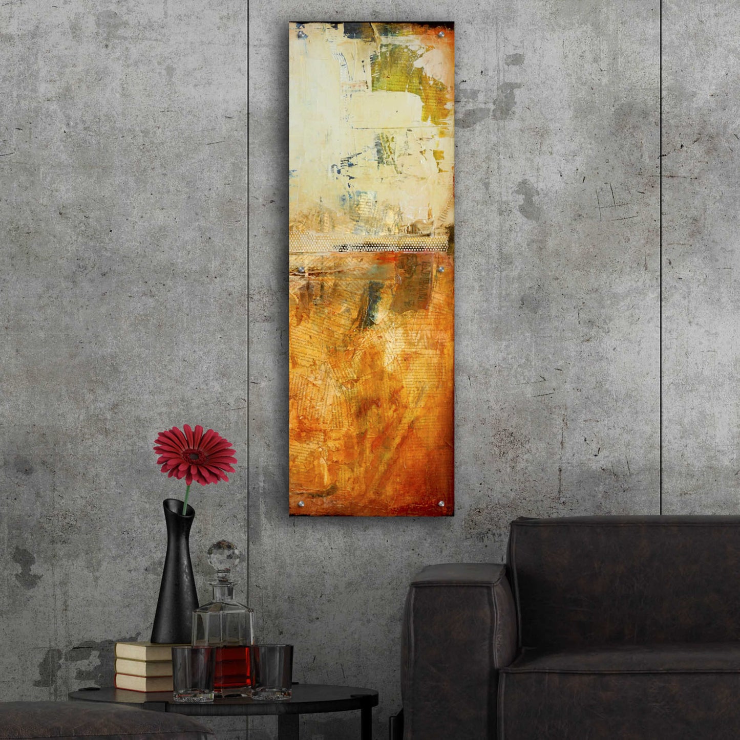 Epic Art 'Story in Your Eyes II' by Erin Ashley, Acrylic Glass Wall Art,16x48