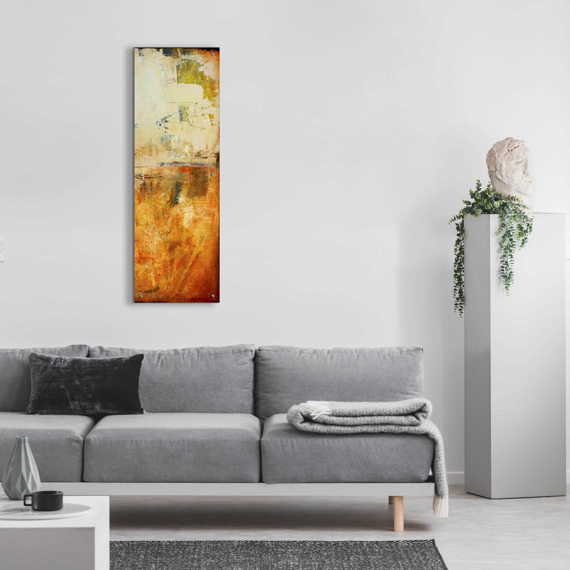 Epic Art 'Story in Your Eyes II' by Erin Ashley, Acrylic Glass Wall Art,16x48