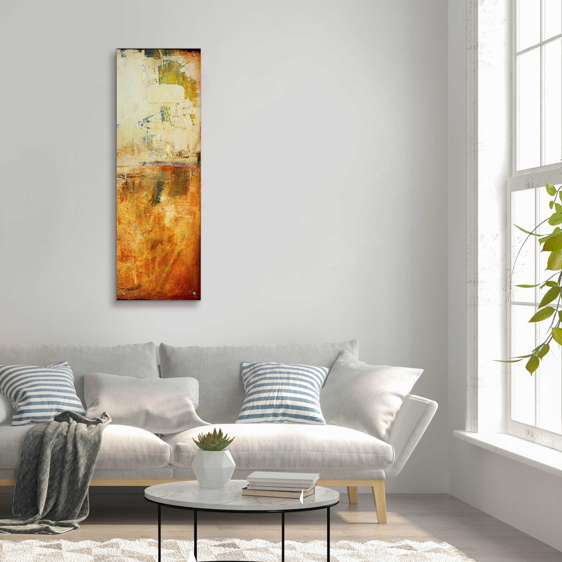 Epic Art 'Story in Your Eyes II' by Erin Ashley, Acrylic Glass Wall Art,16x48