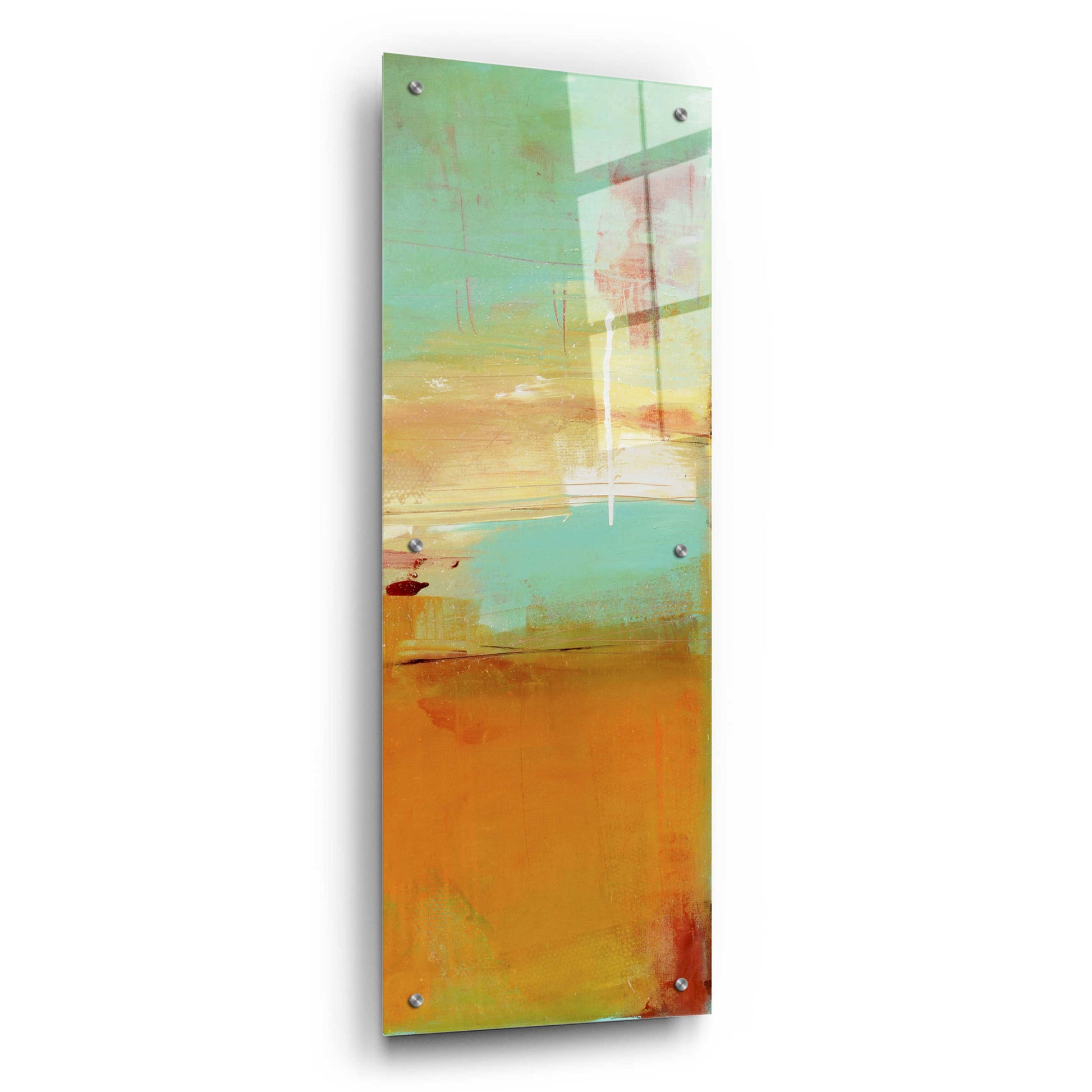 Epic Art 'Sugar Bay II' by Erin Ashley, Acrylic Glass Wall Art,12x36