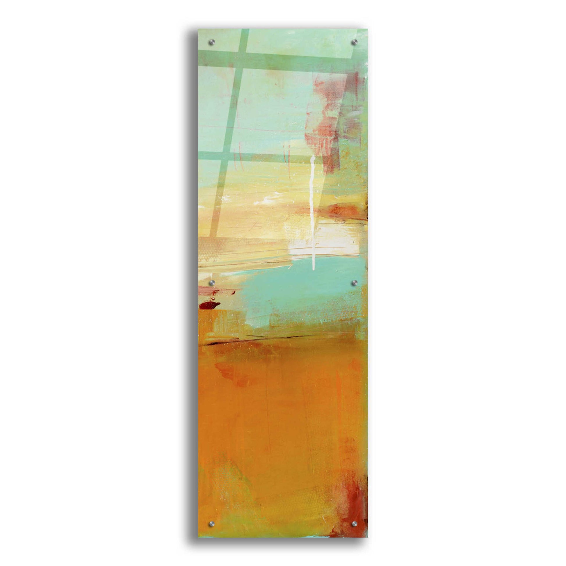 Epic Art 'Sugar Bay II' by Erin Ashley, Acrylic Glass Wall Art,16x48