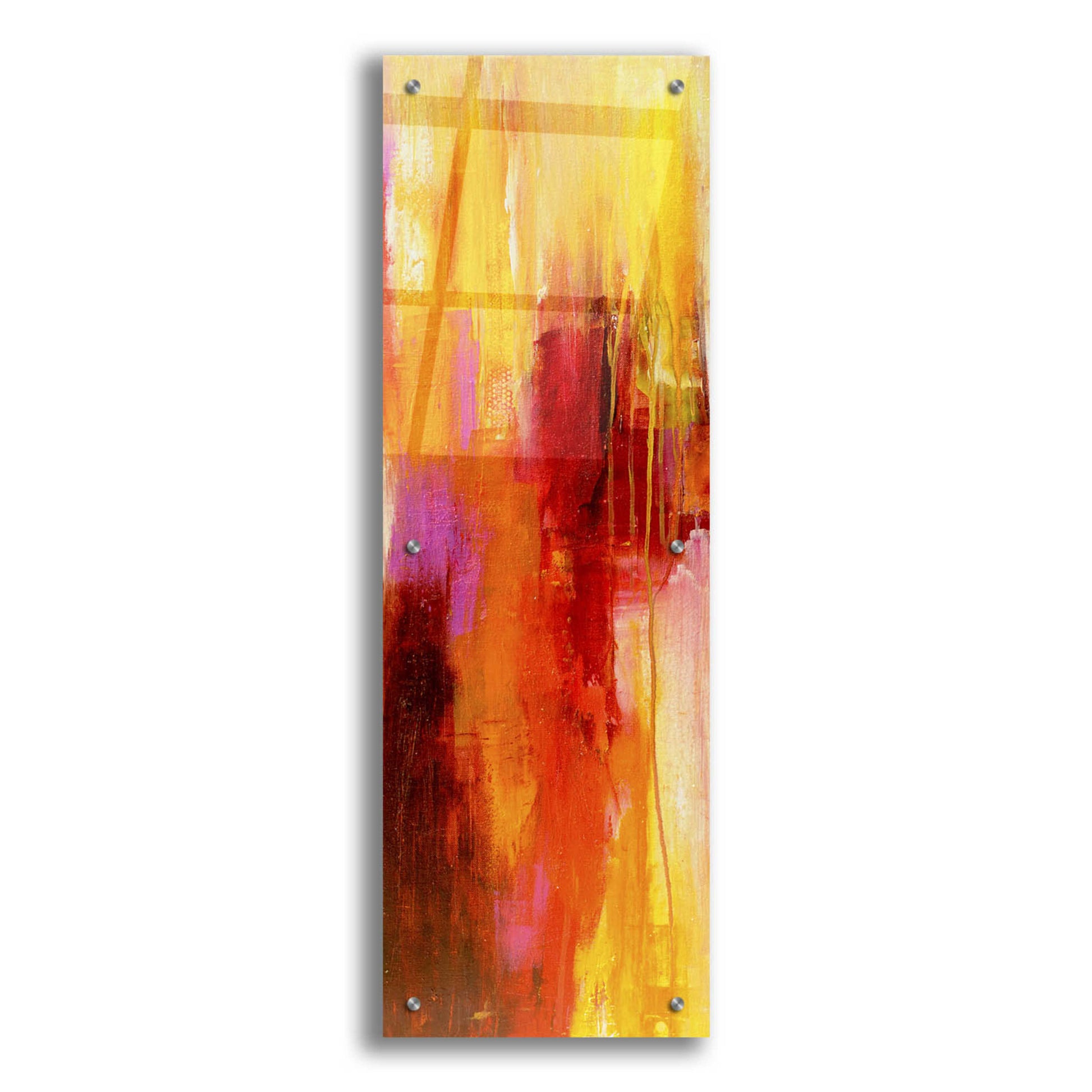 Epic Art 'Sweet Karma I' by Erin Ashley, Acrylic Glass Wall Art,12x36