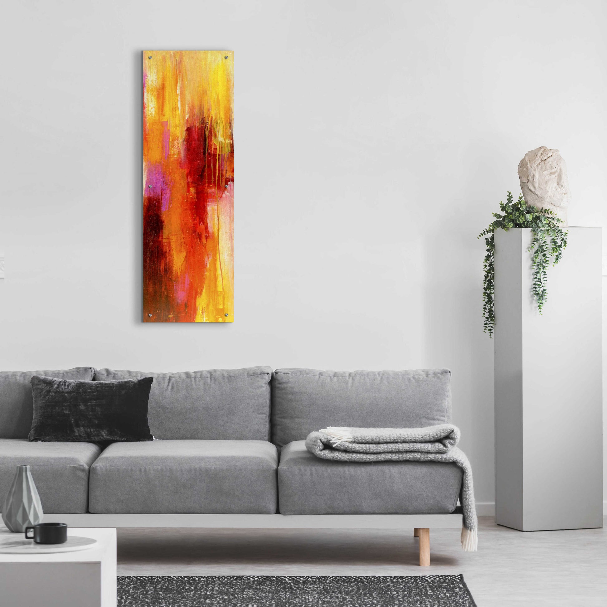 Epic Art 'Sweet Karma I' by Erin Ashley, Acrylic Glass Wall Art,16x48