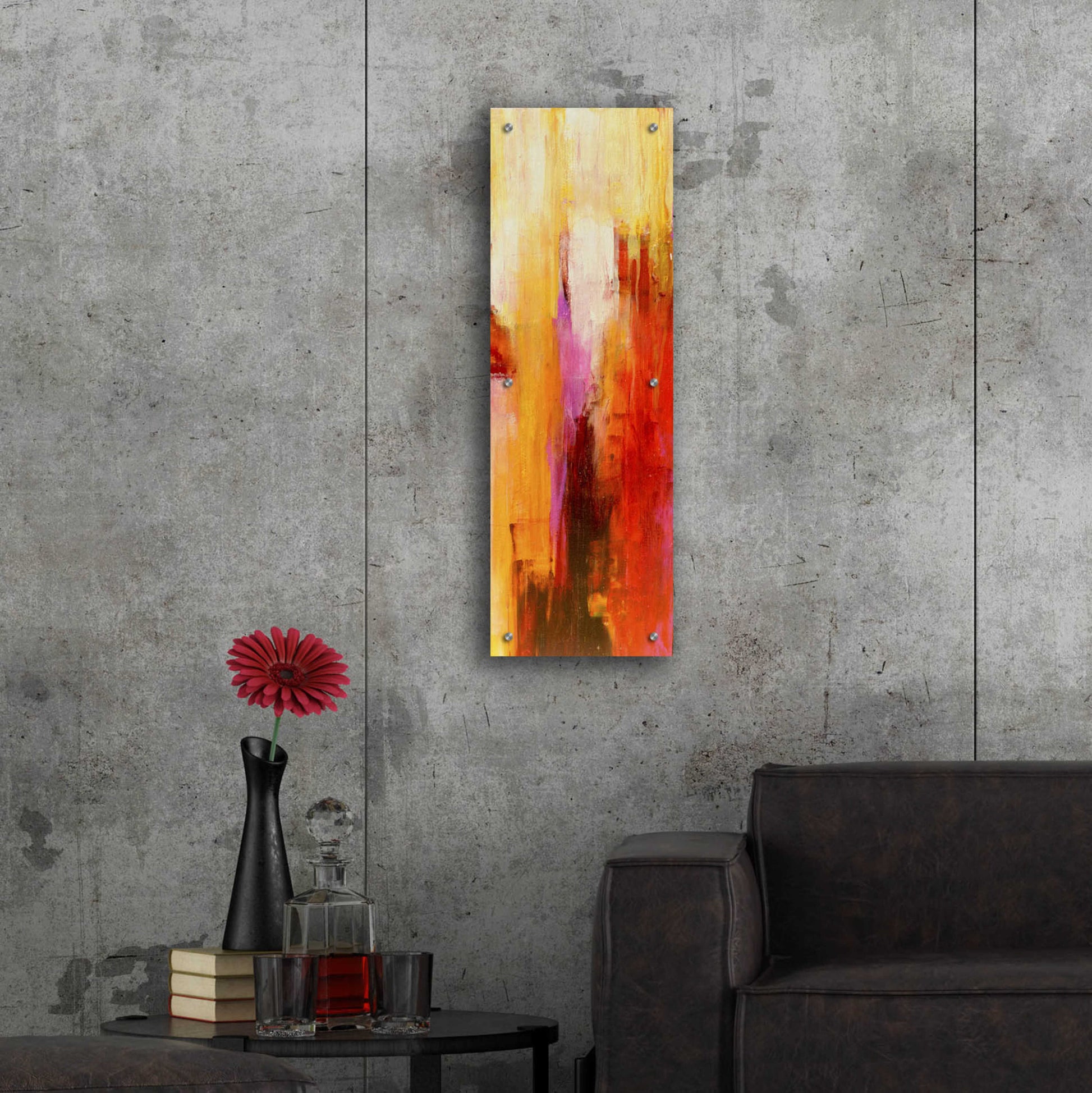 Epic Art 'Sweet Karma II' by Erin Ashley, Acrylic Glass Wall Art,12x36