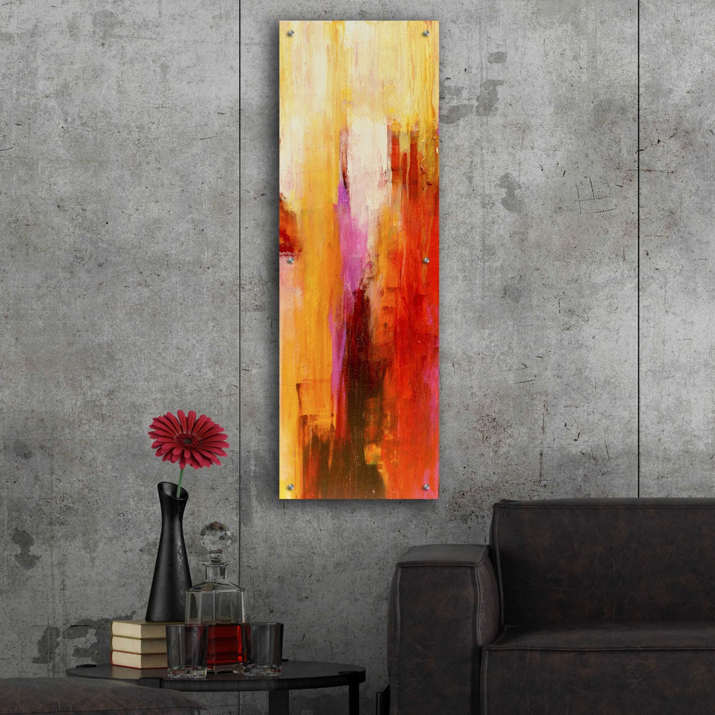 Epic Art 'Sweet Karma II' by Erin Ashley, Acrylic Glass Wall Art,16x48