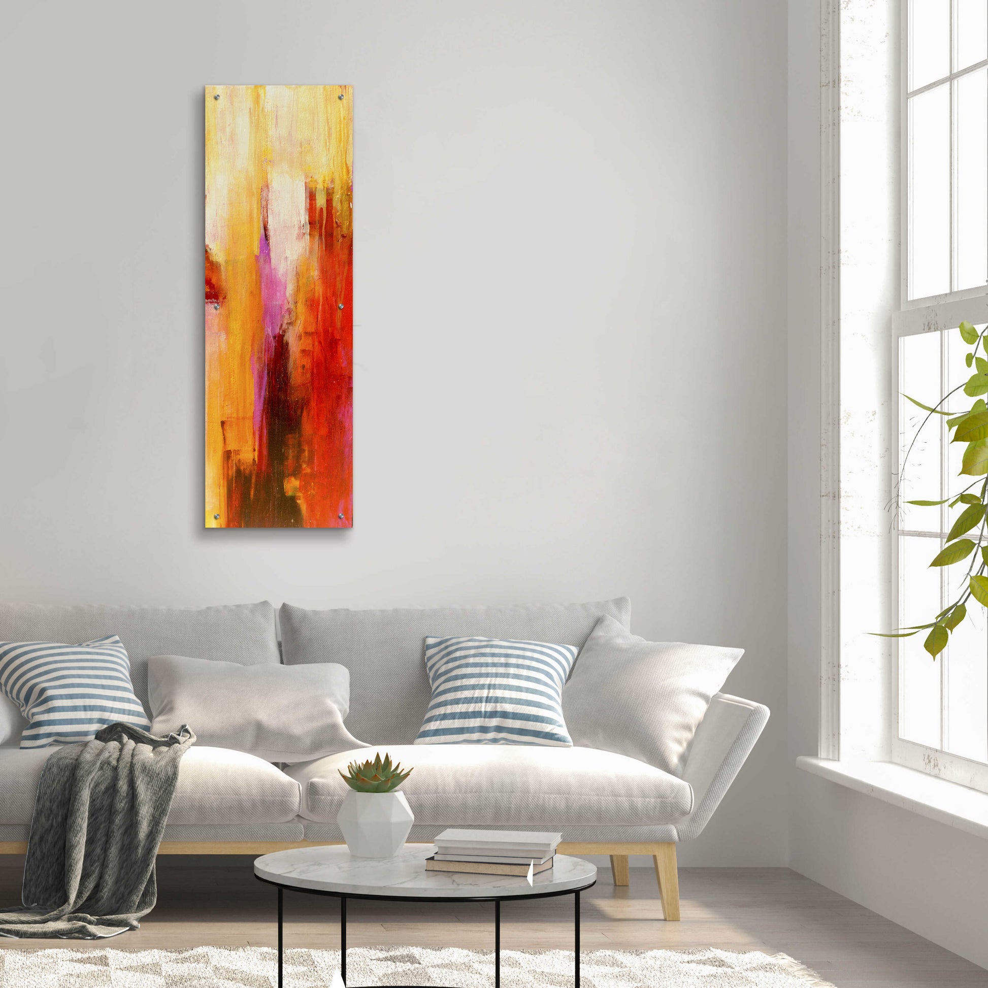 Epic Art 'Sweet Karma II' by Erin Ashley, Acrylic Glass Wall Art,16x48