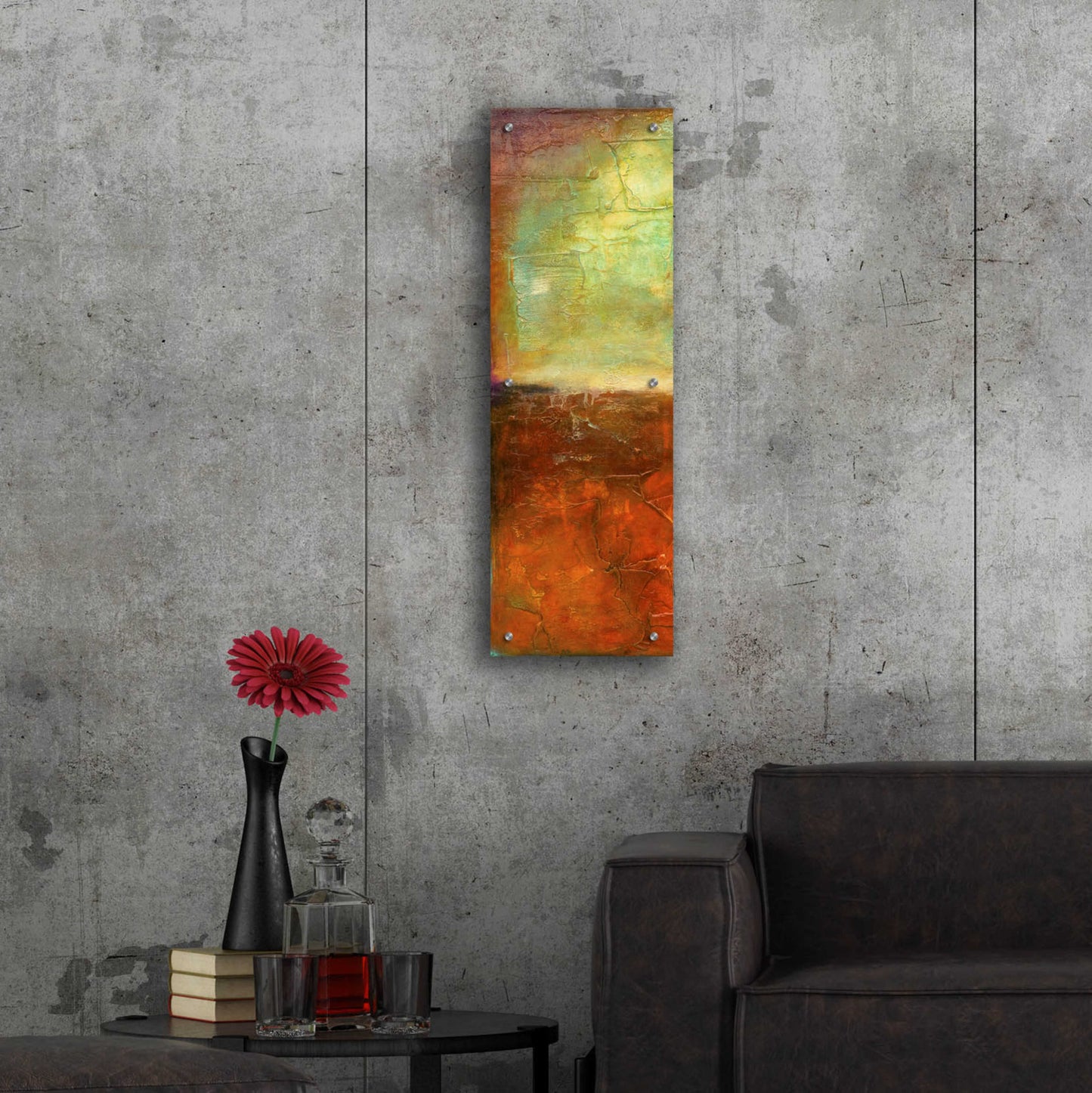 Epic Art 'Unfiltered I' by Erin Ashley, Acrylic Glass Wall Art,12x36