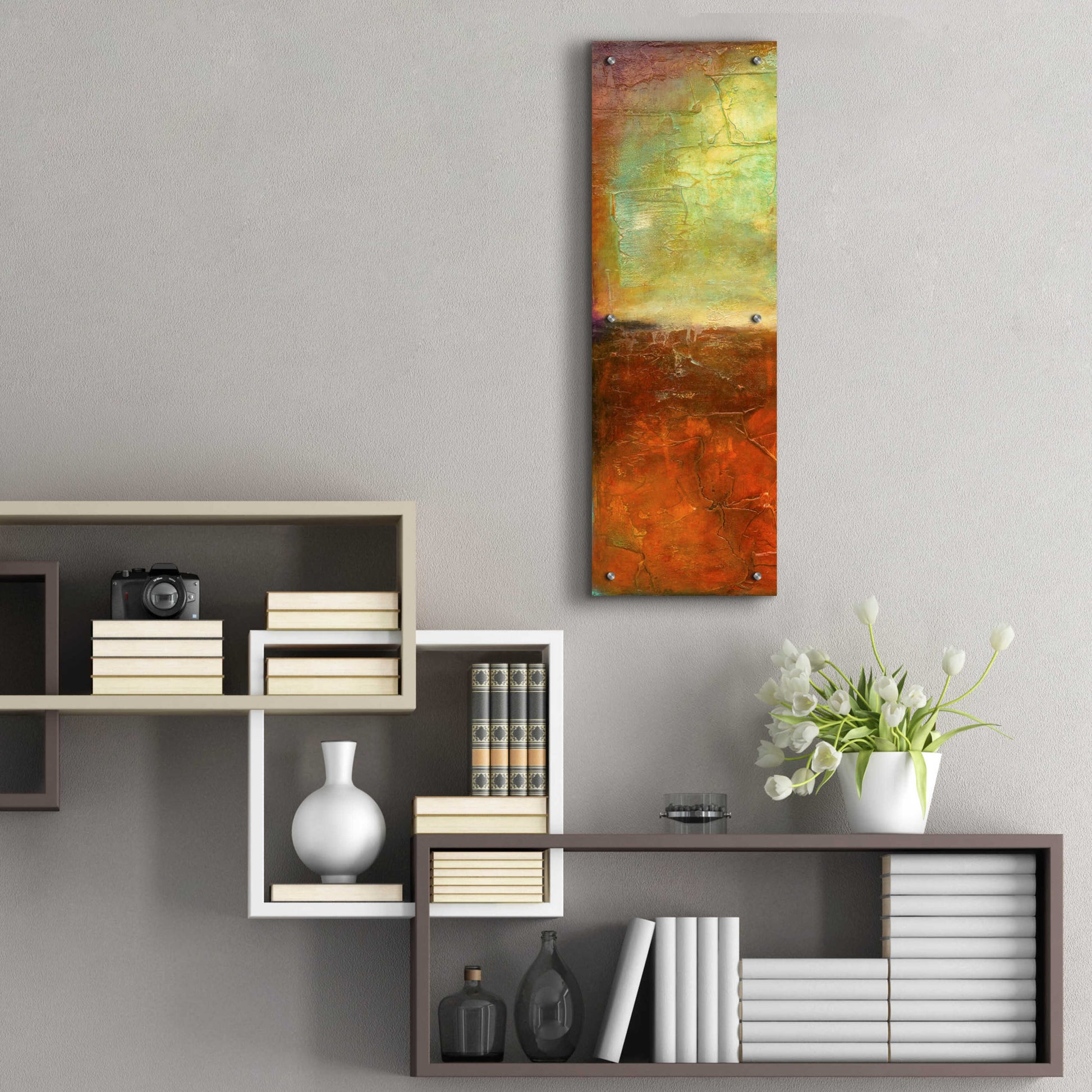 Epic Art 'Unfiltered I' by Erin Ashley, Acrylic Glass Wall Art,12x36